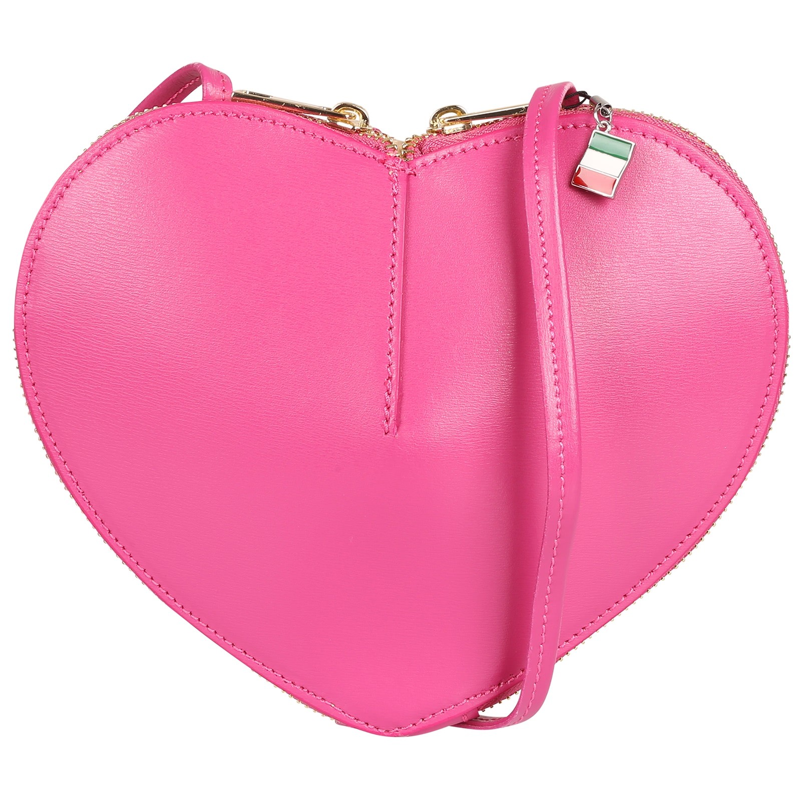 Florence Damen Umhängetasche Leder Herz Tasche pink OTF846P2