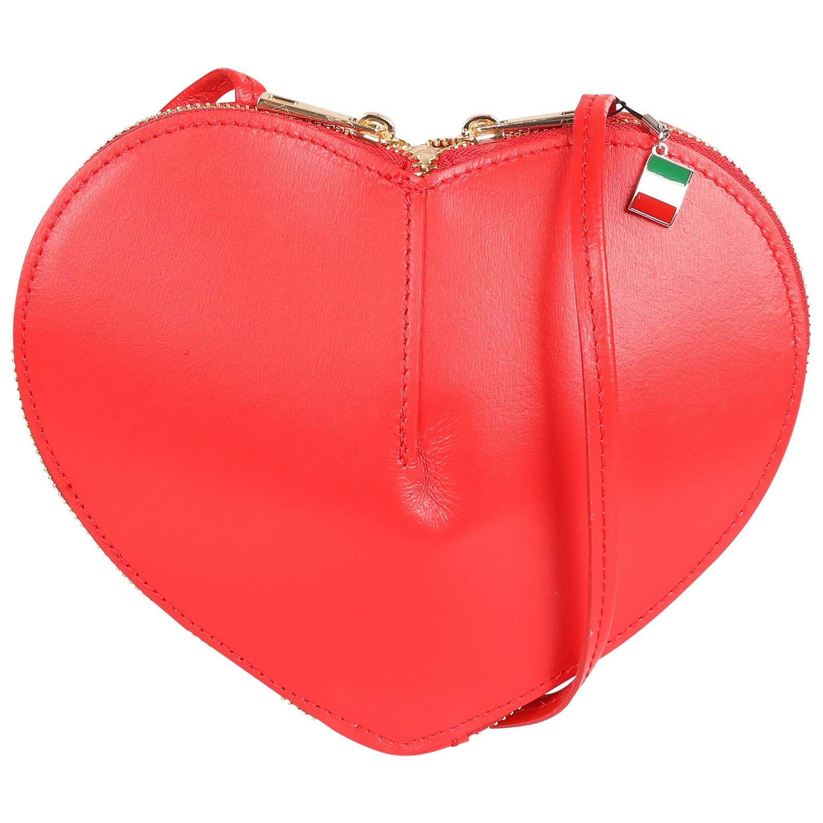 Florence Damen Umhängetasche Leder Herz Tasche rot OTF846R3