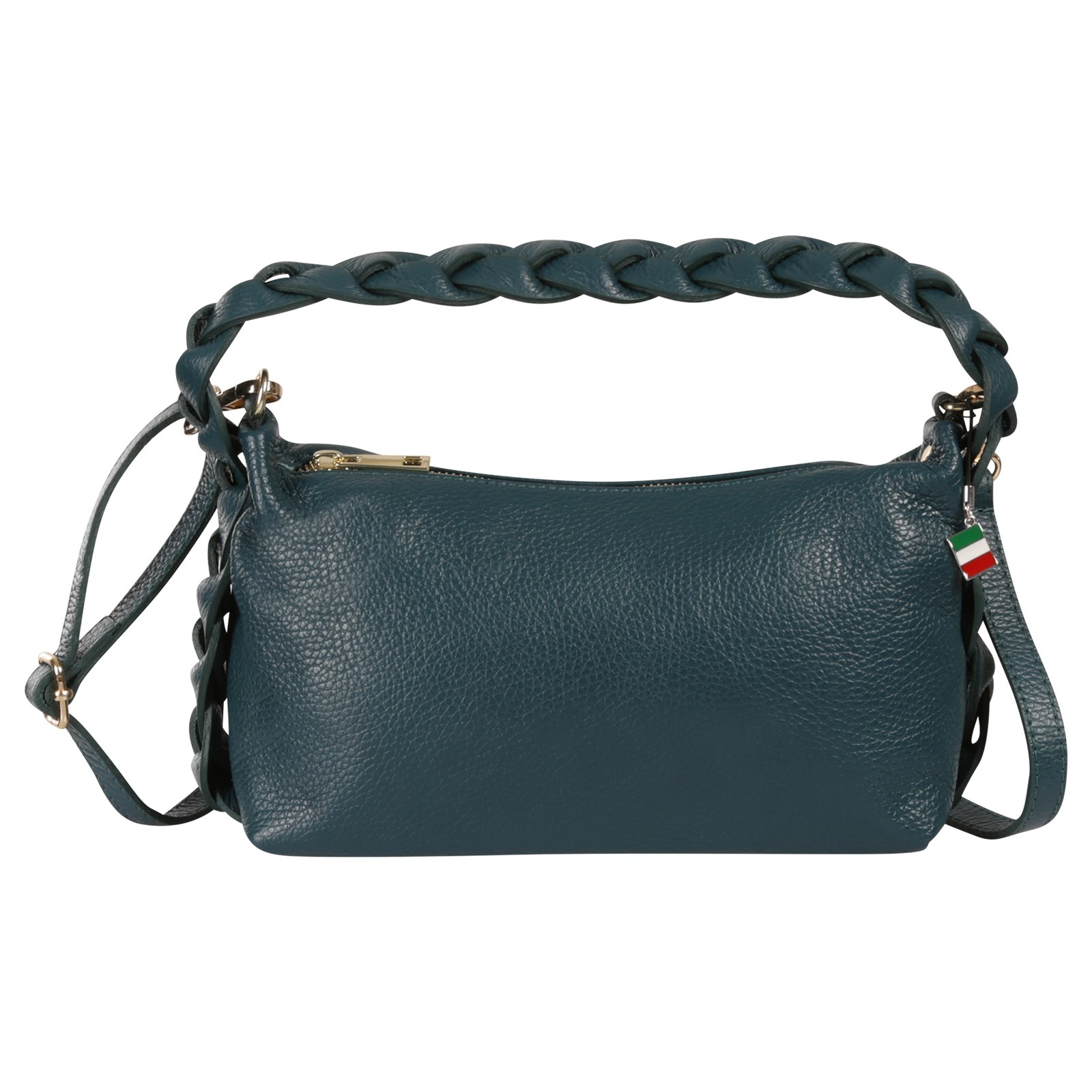 Florence Damen Umhängetasche Leder Tasche petrolblau OTF849T6