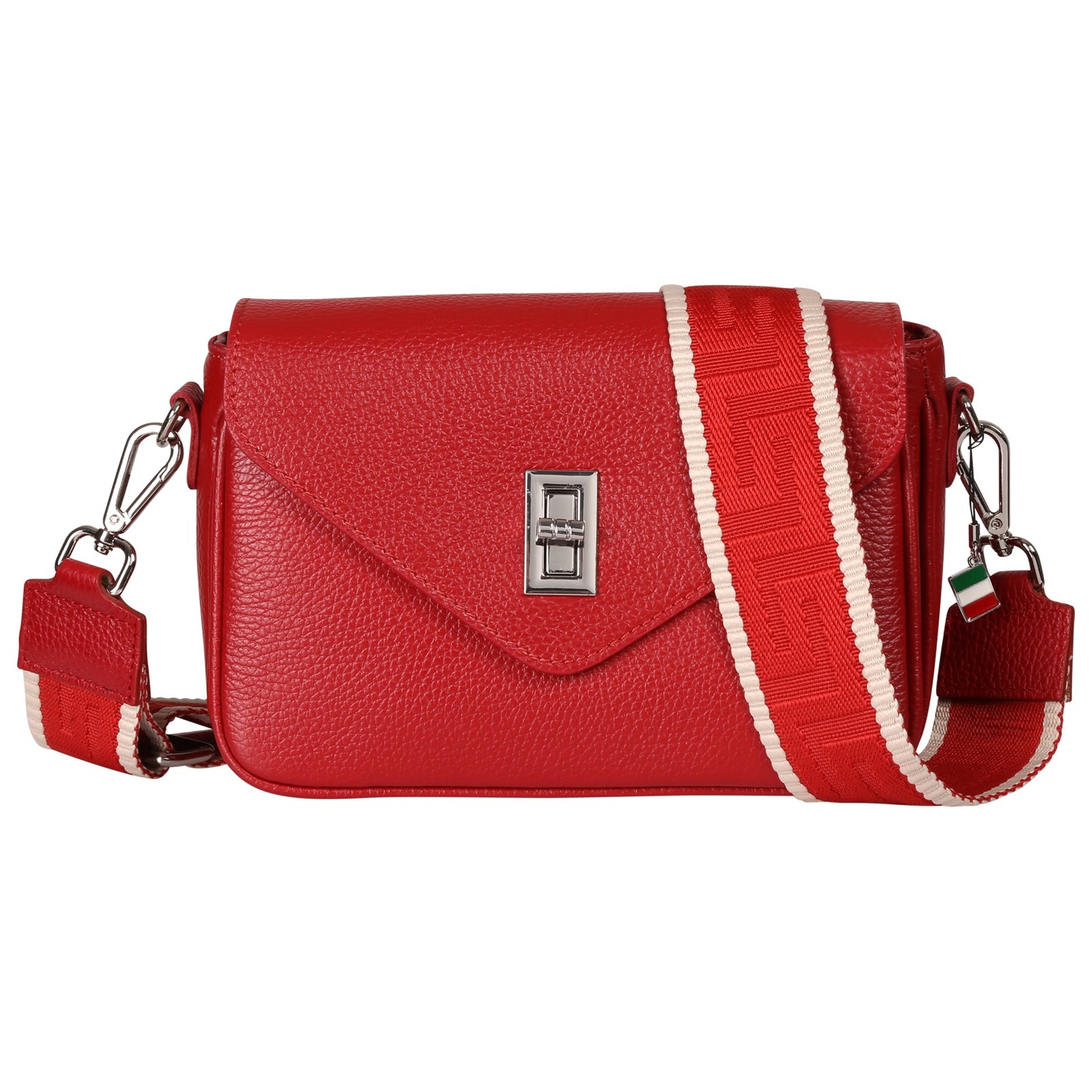 Florence Damen Umhängetasche Leder Tasche rot OTF851R6