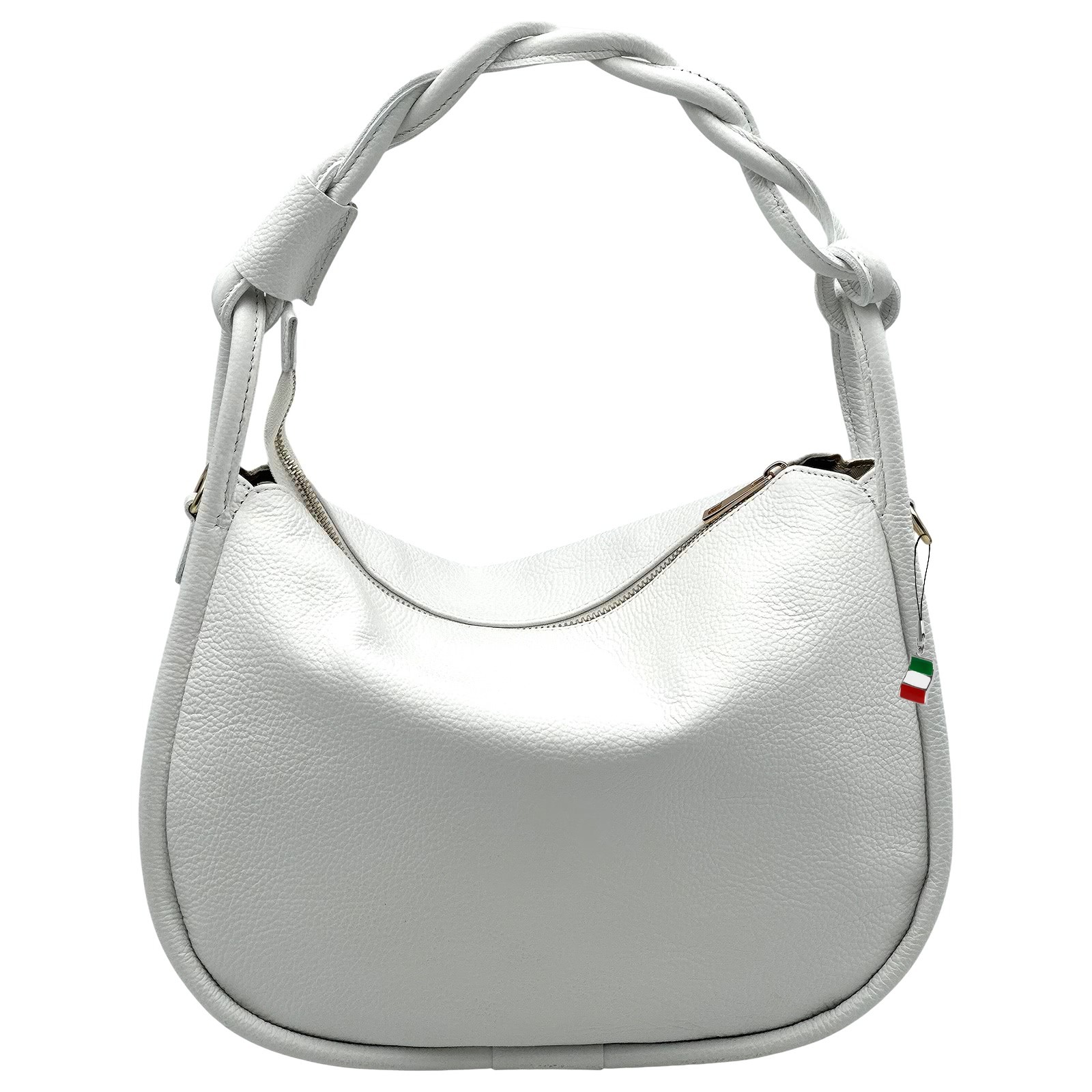 Florence Echtleder Hobo Bag Damen weiß OTF852W1