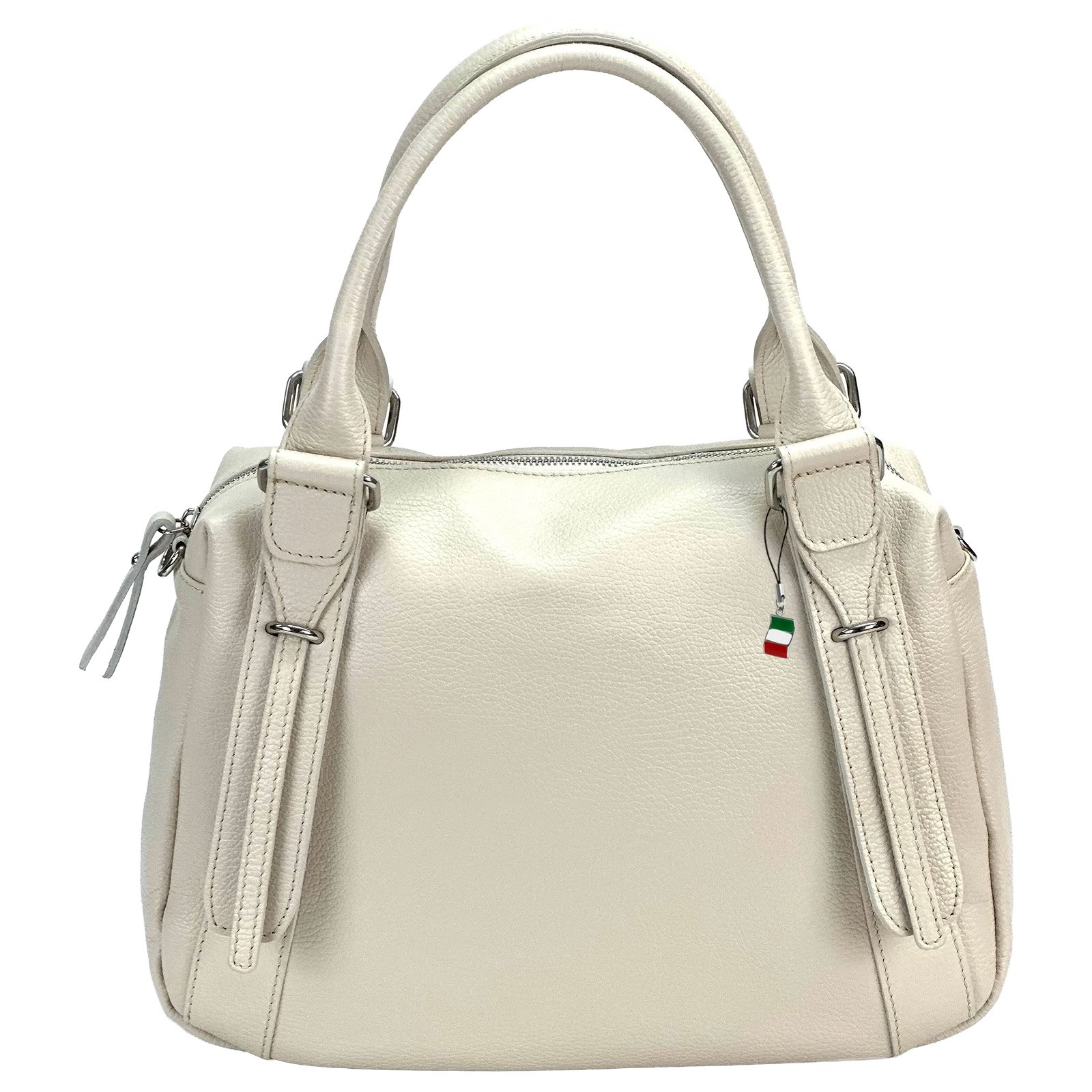 Florence Damen Umhängetasche Echtleder Tasche beige OTF855I2