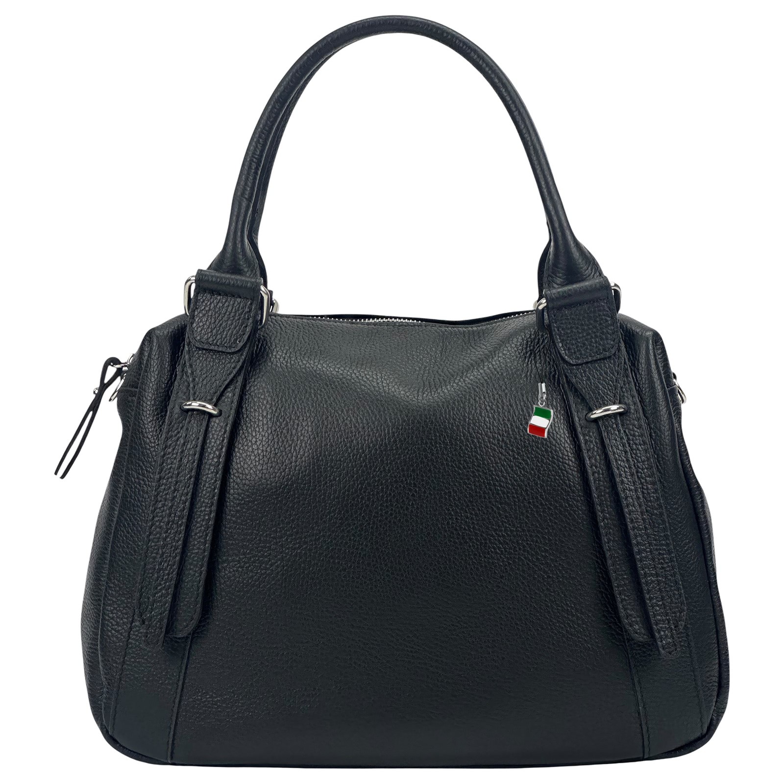 Florence Damen Umhängetasche Echtleder Tasche schwarz OTF855S1