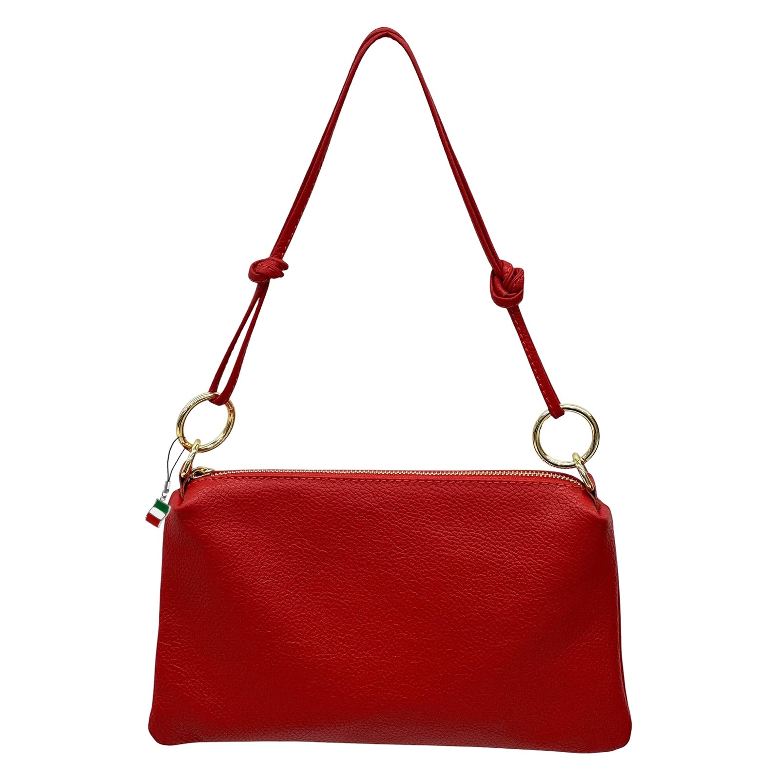 Florence Damen Umhängetasche Leder Tasche rot OTF861R3