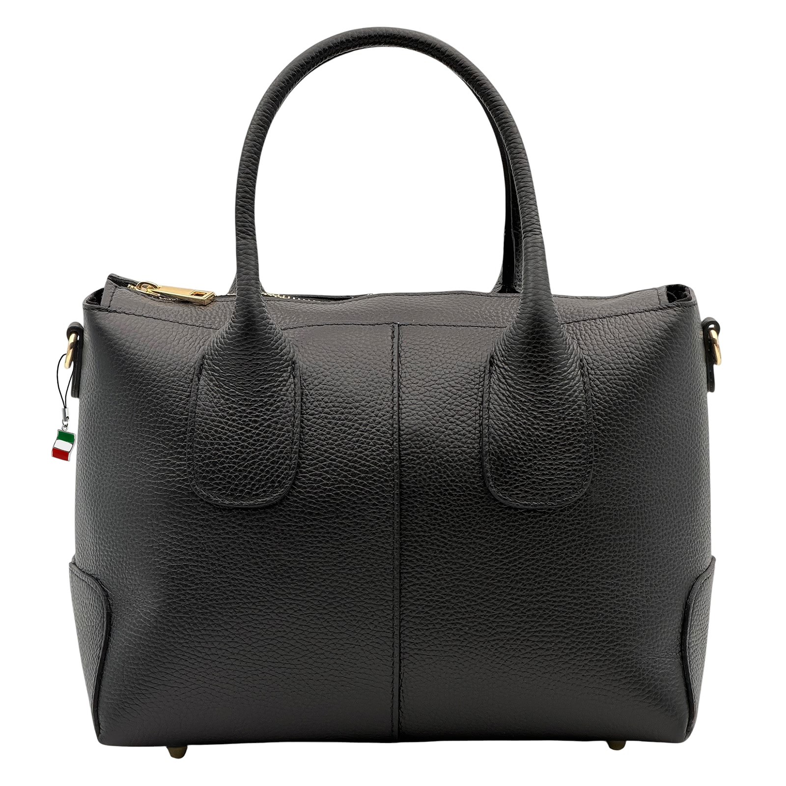 Florence Damen Handtasche Echtleder schwarz OTF864S1