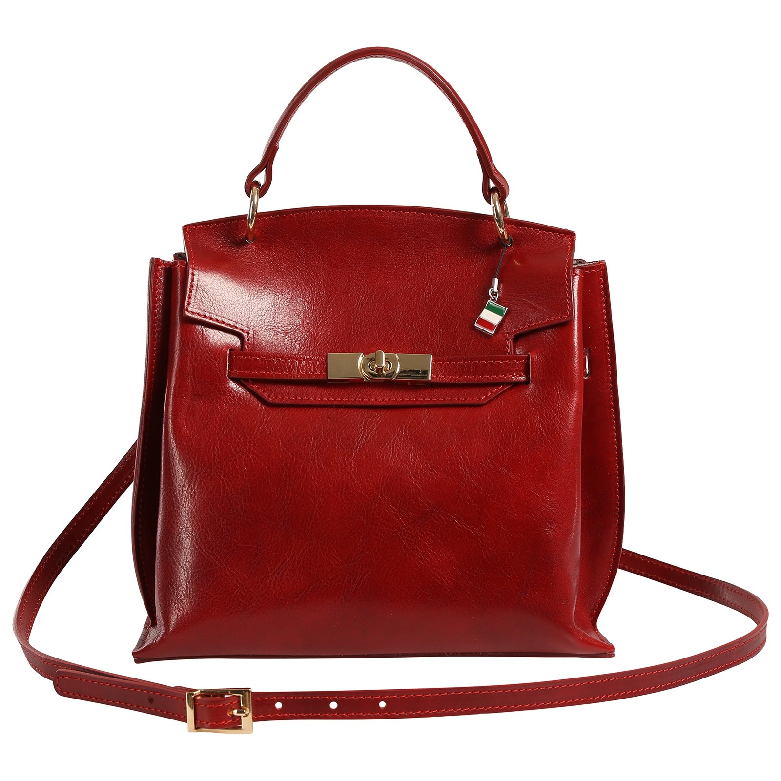 Florence Damen Handtasche Leder Tasche rot OTF884R5