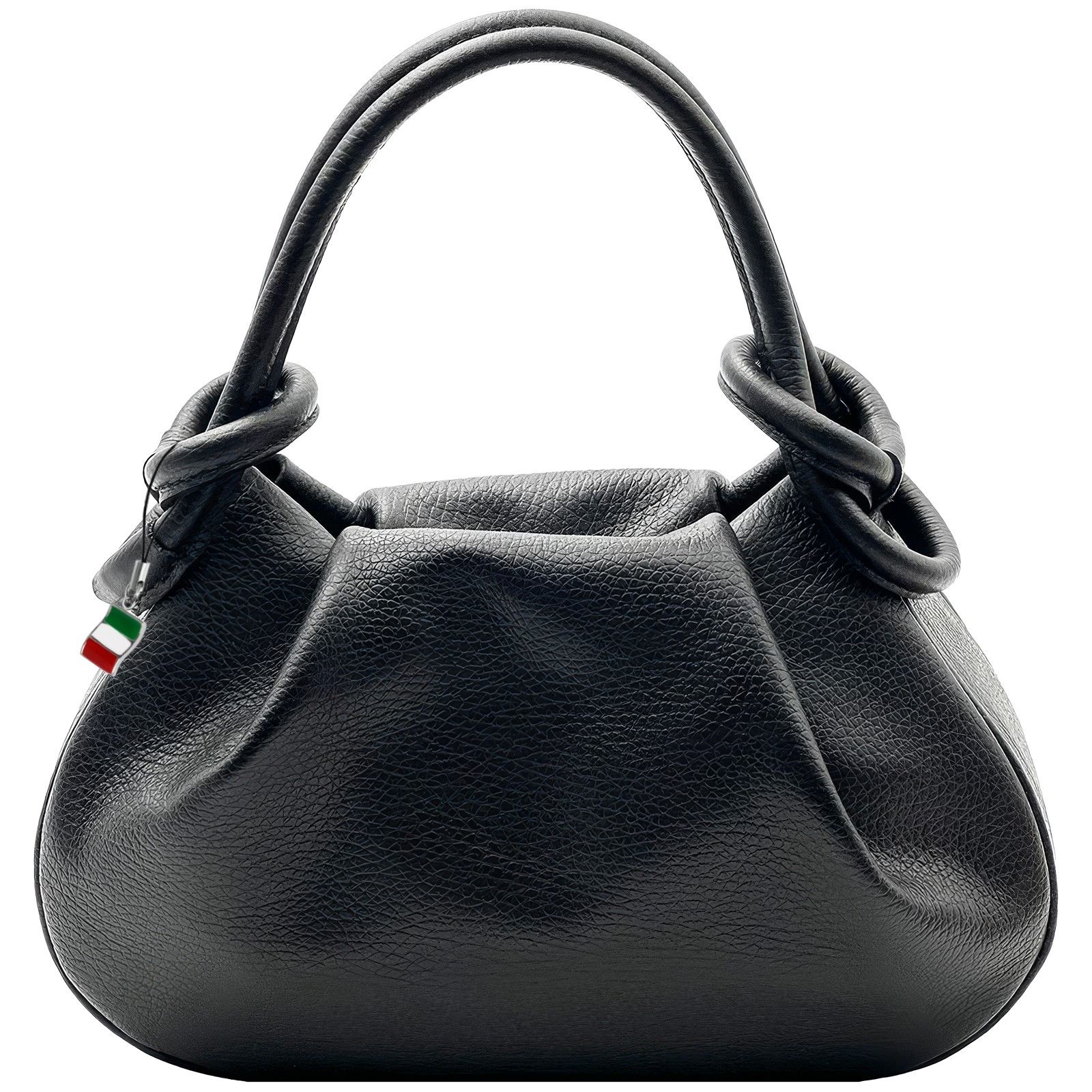 Florence Damen Handtasche Leder Tasche schwarz OTF894S1