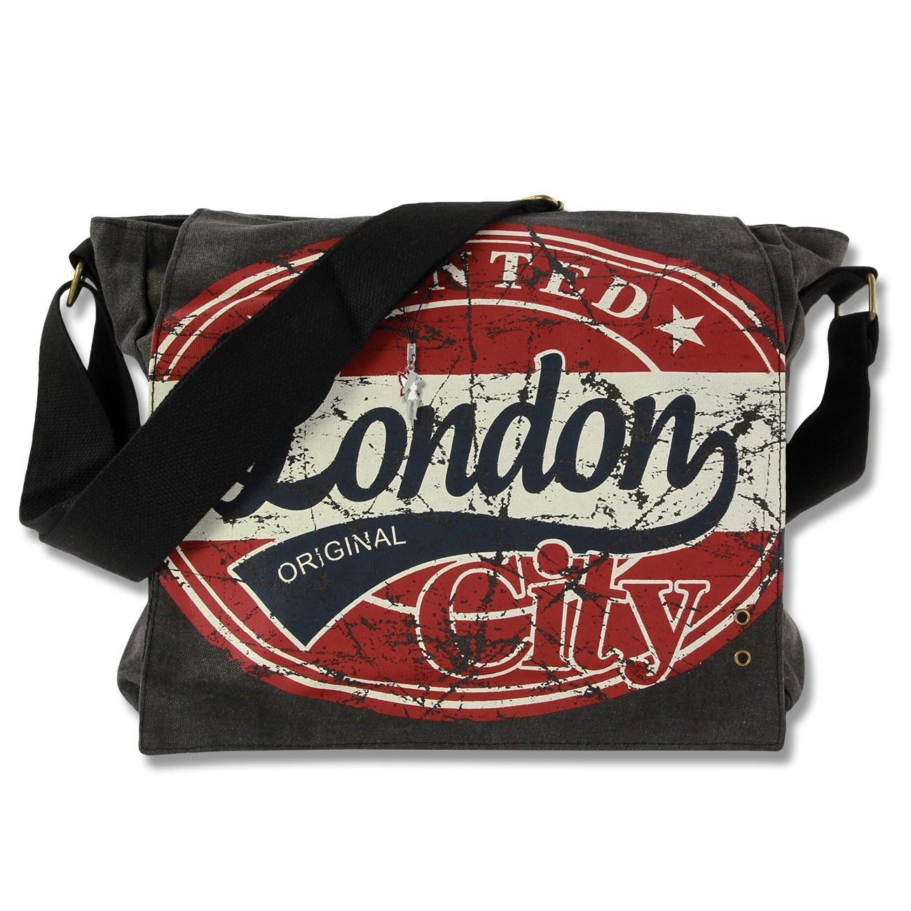 Umhängetasche schwarz LONDON Crossover Schultertasche Robin Ruth OTG200A