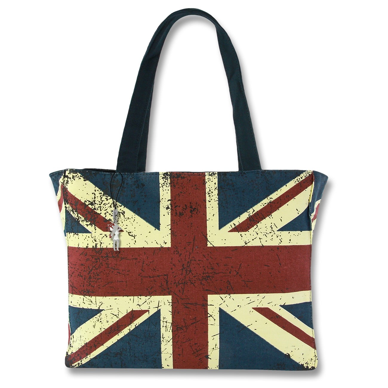 Schultertasche Henkeltasche Canvas blau Shopper Union Jack Robin Ruth OTG205F