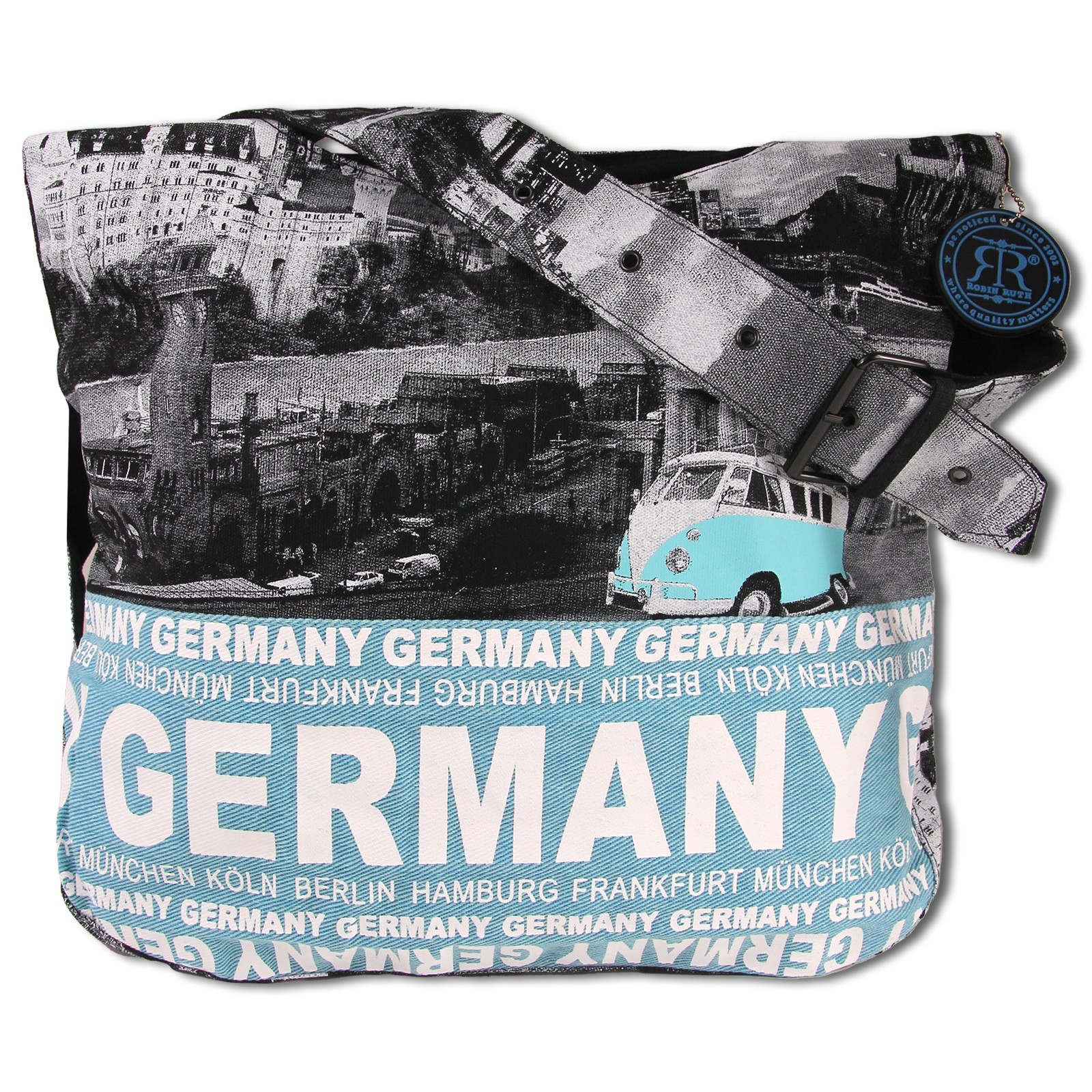 Robin Ruth Baumwolle hellblau weiß OTG3002H
