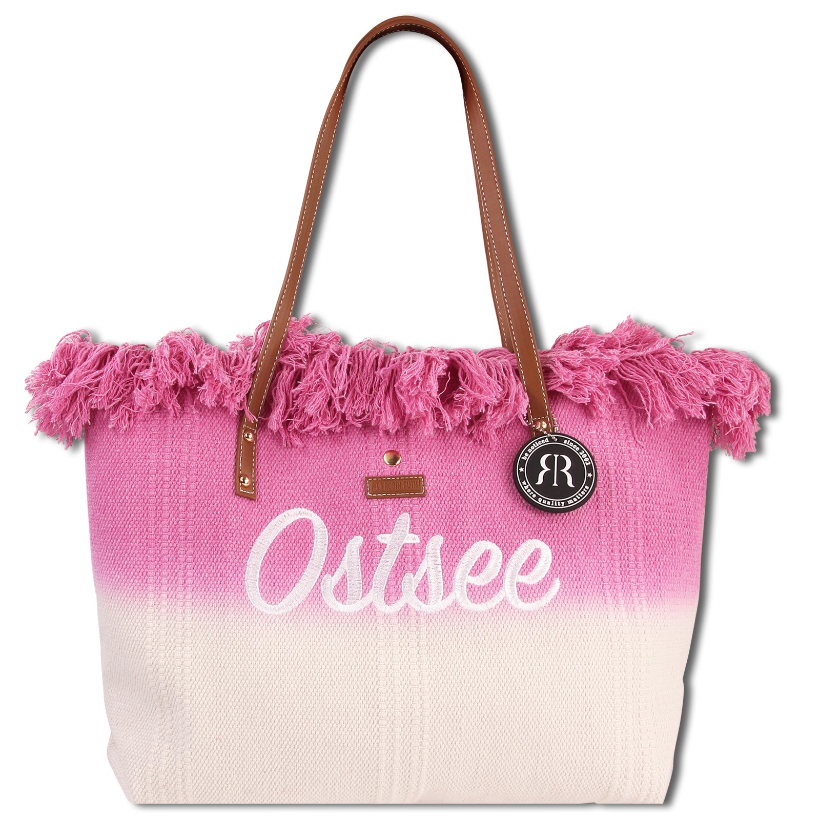 Robin Ruth Schultertasche Baumwolle rosa natur OTG5115A