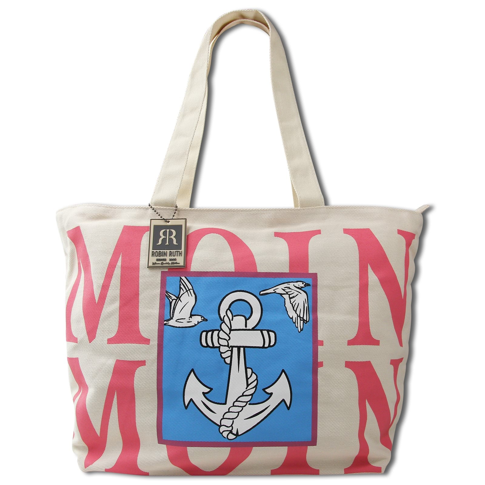 Robin Ruth Schultertasche Baumwolle Polyester beige pink OTG5121I