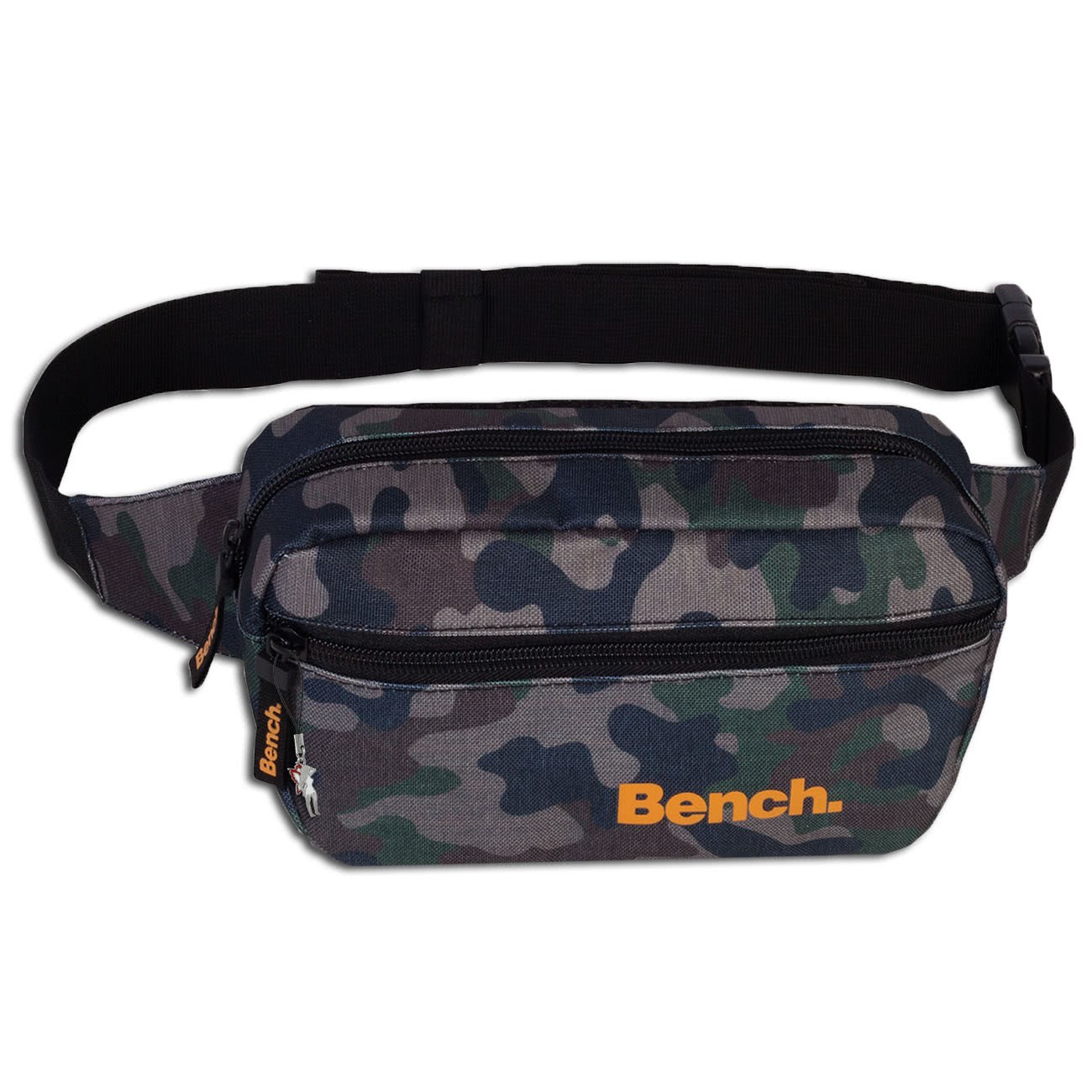 Bench sportliche Gürteltasche Polyester Tarnmuster Bauchtasche olivgrün OTI300F