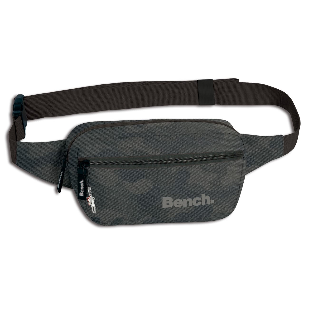 Bench sportliche Gürteltasche Polyester Tarnmuster Bauchtasche grau OTI300J