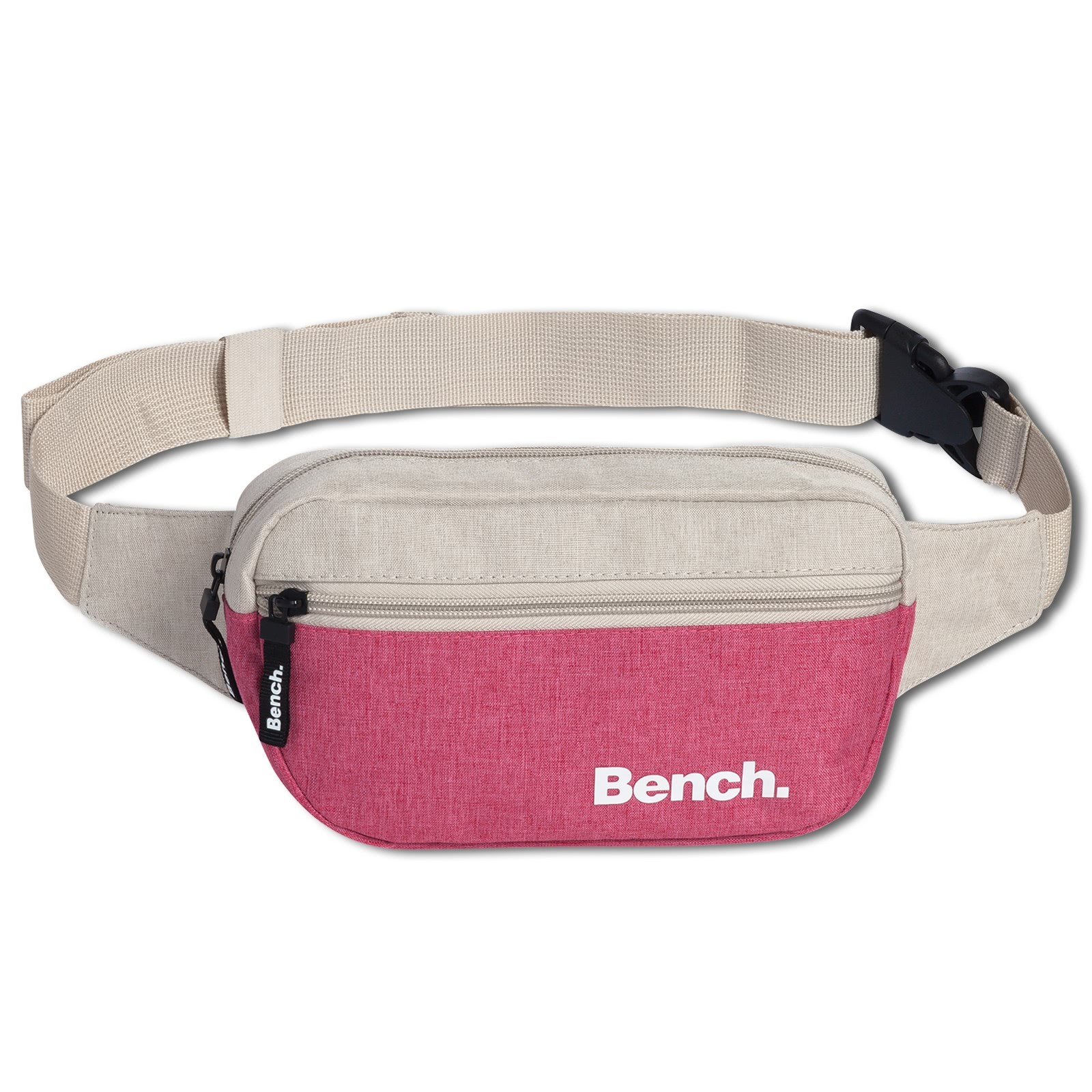 Bench Unisex Gürteltasche Polyester pink, grau OTI300P