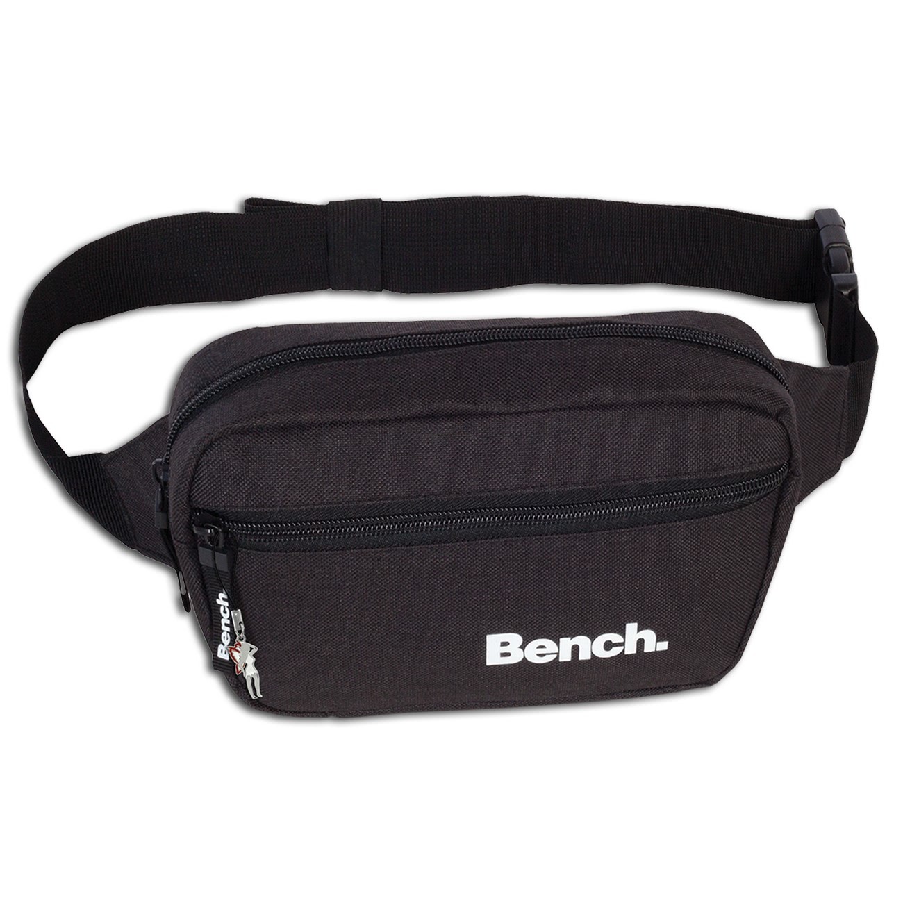 Bench sportliche Gürteltasche Polyester Bauchtasche schwarz Hüfttasche OTI300S