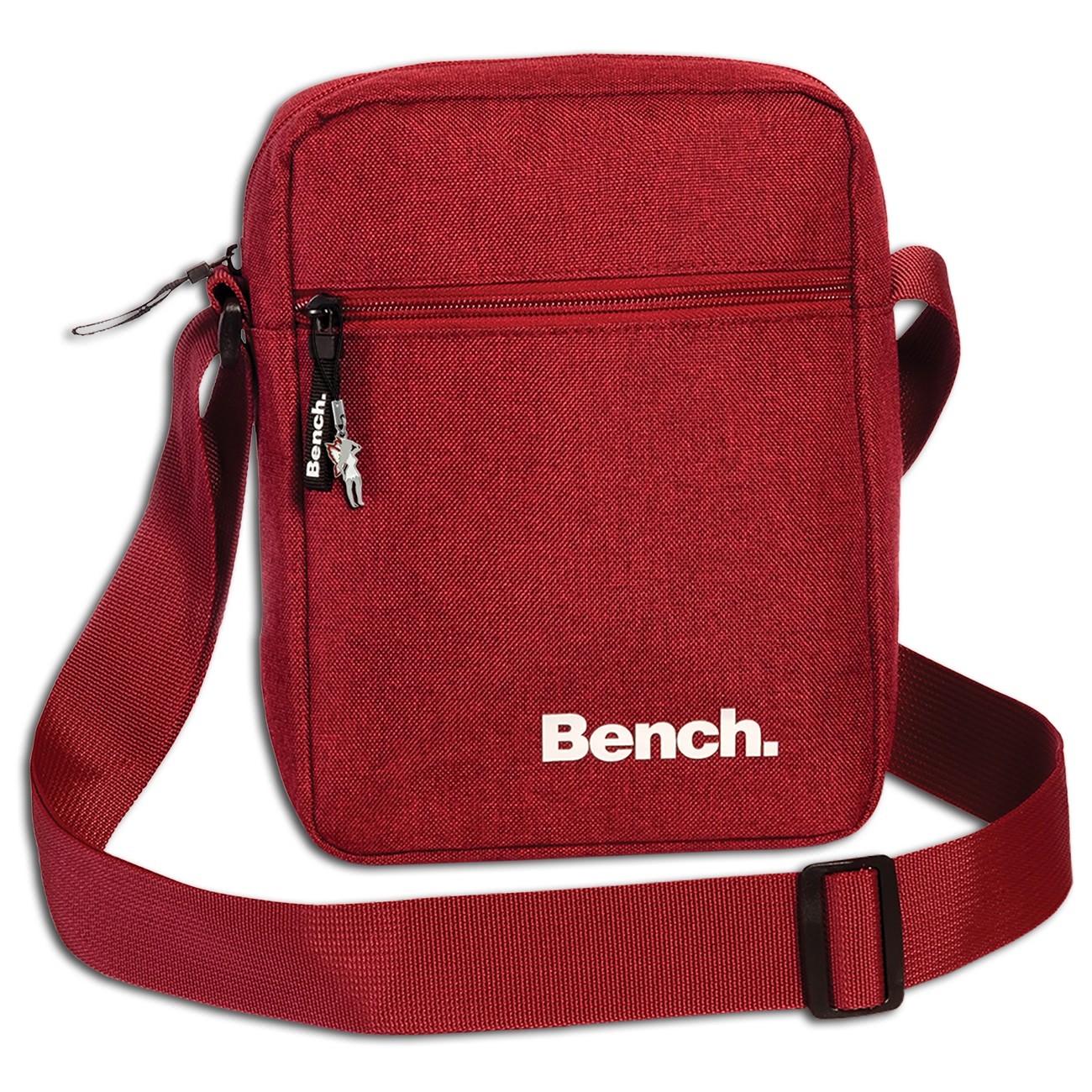 Bench sportliche Umhängetasche Polyester Schultertasche Cross Body weinrot OTI301R