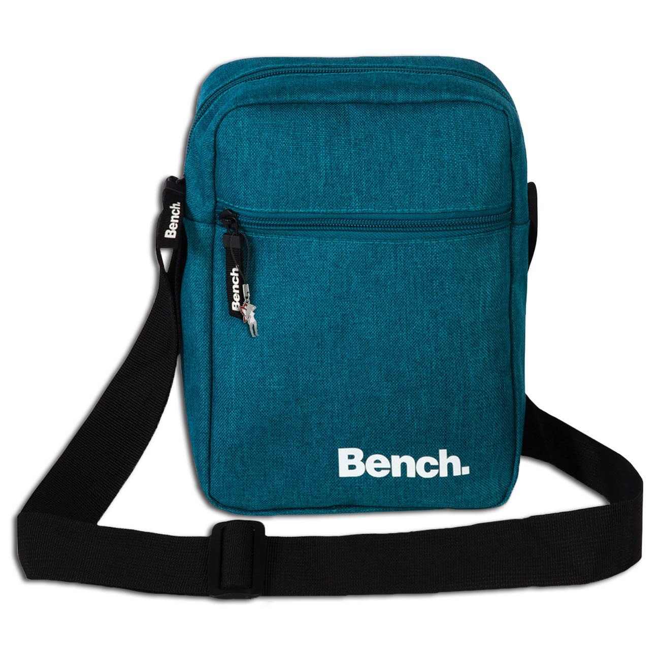 Bench sportliche Umhängetasche Polyester Schultertasche türkis petrol OTI301T