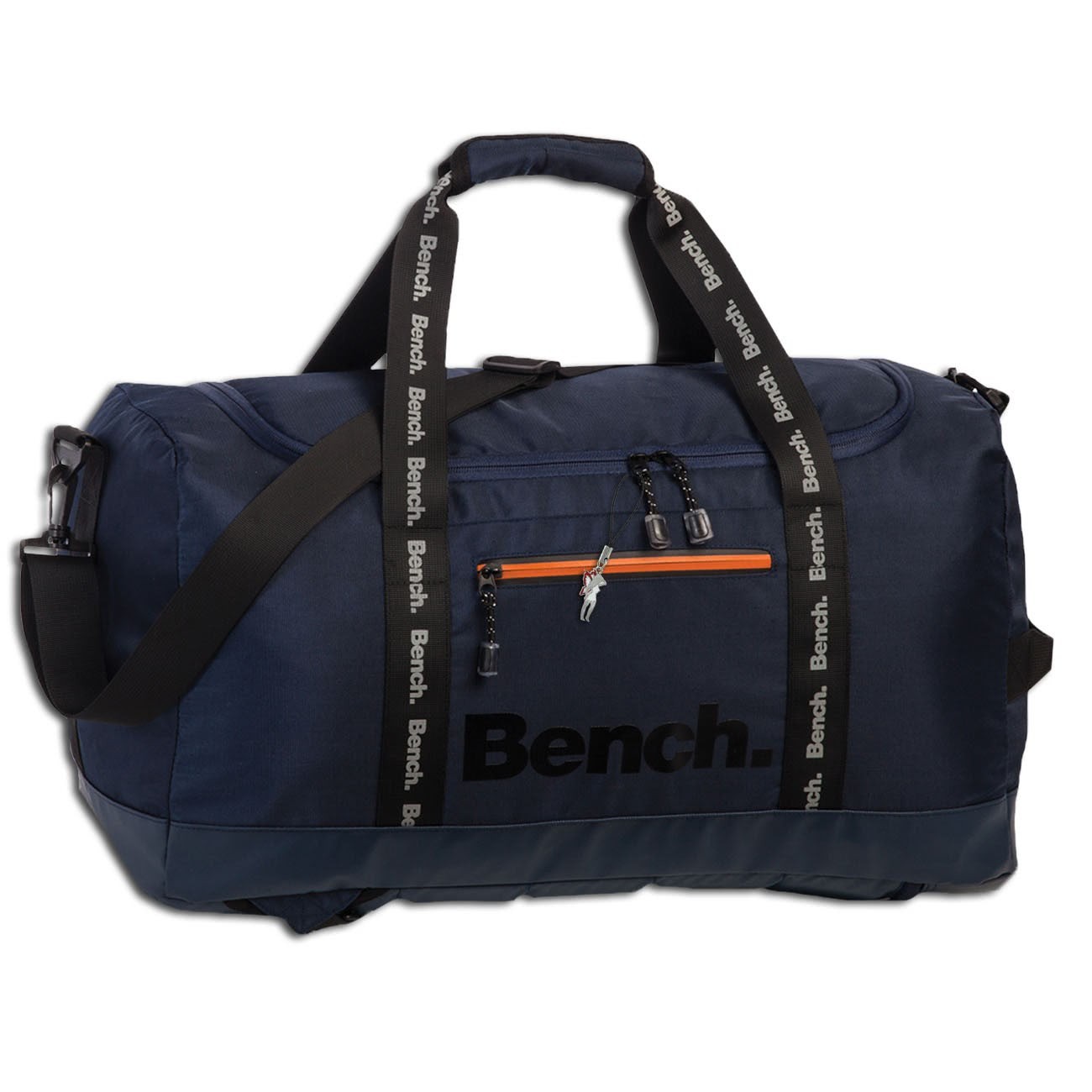 Bench 2in1 - Sporttasche mit Rucksackfunktion Nylon dunkelblau Fitness OTI302B