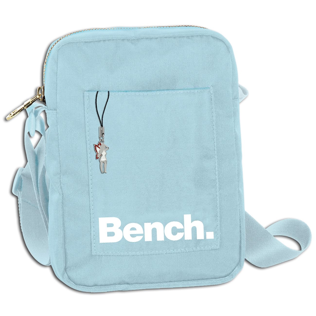 Bench Mini Umhängetasche Nylon Schultertasche Cross Body hellblau OTI304H