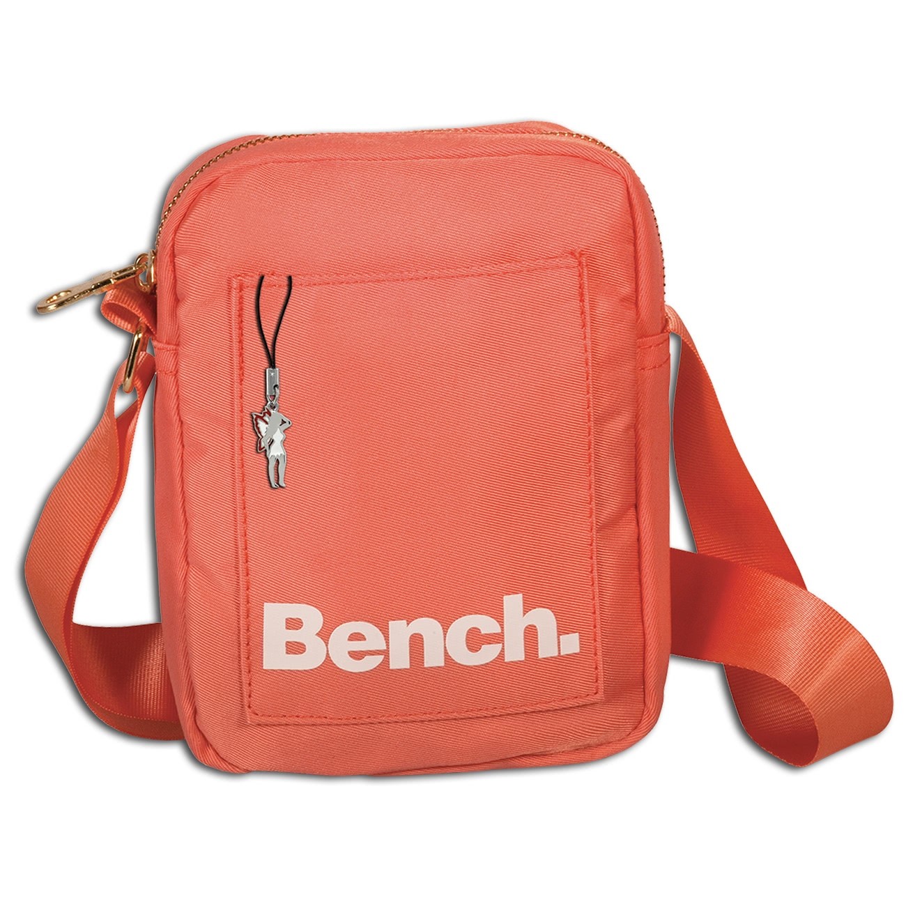 Bench Mini Umhängetasche Nylon Schultertasche Cross Body koralle OTI304O