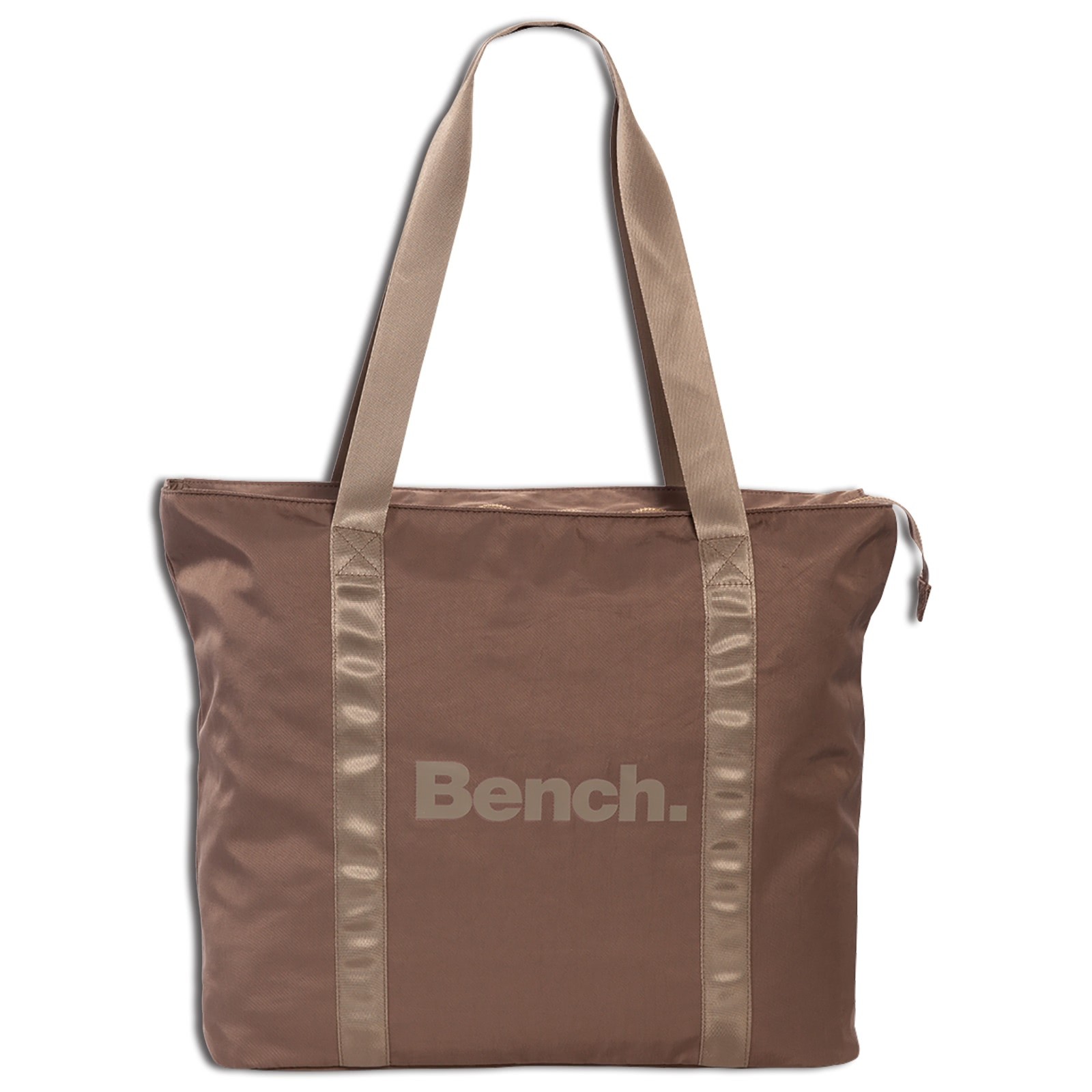 Bench Shopper Nylon Schultertasche graubraun OTI305A