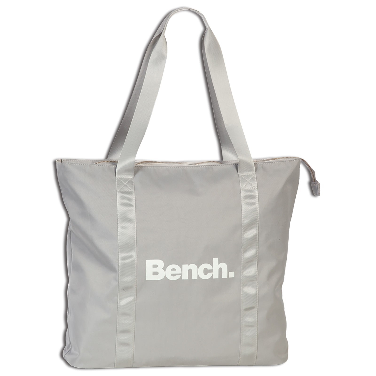 Bench Shopper Nylon Schultertasche hellgrau OTI305K