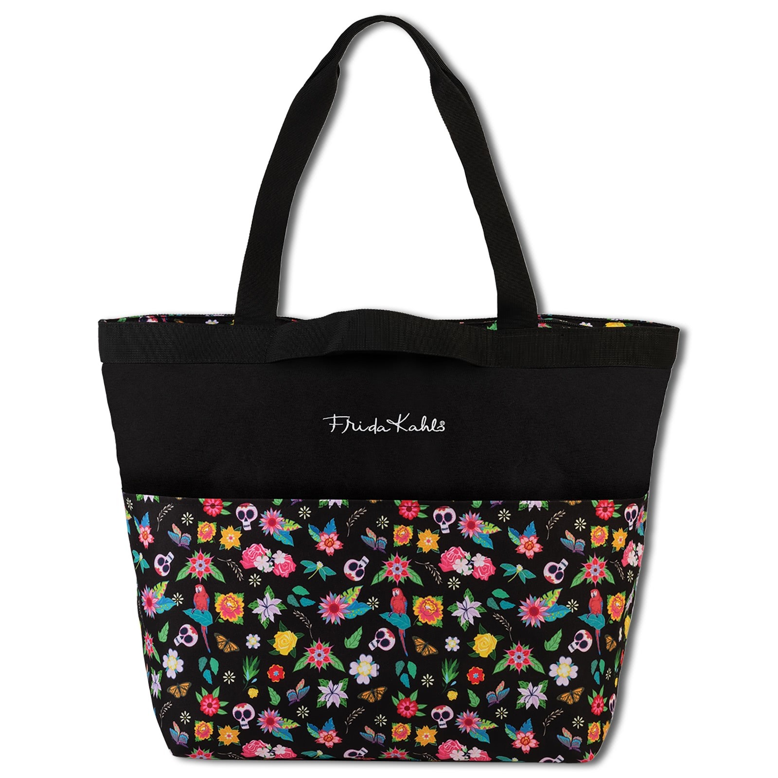 Frida Kahlo Damen Shopper Polyester Tasche schwarz OTI801S