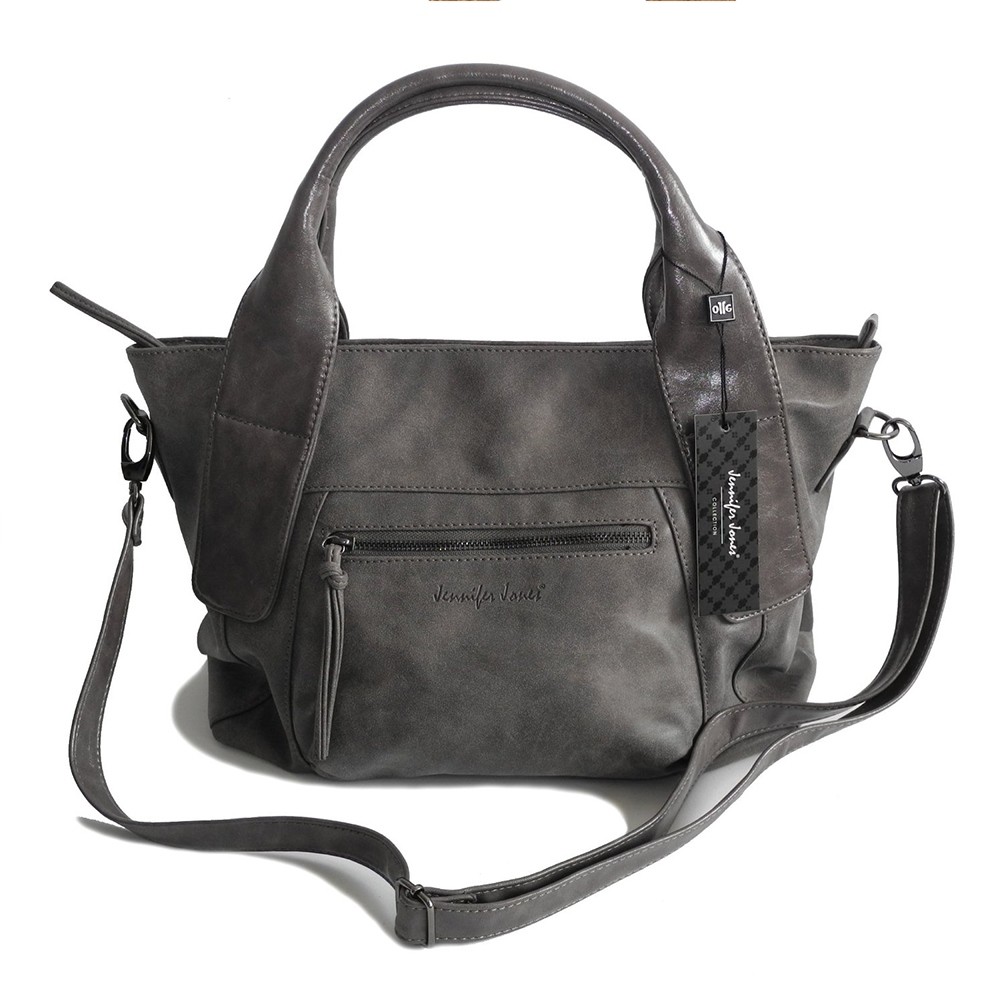 SilberDream Schultertasche, Beuteltasche Modern Kunstleder grau OTJ119K