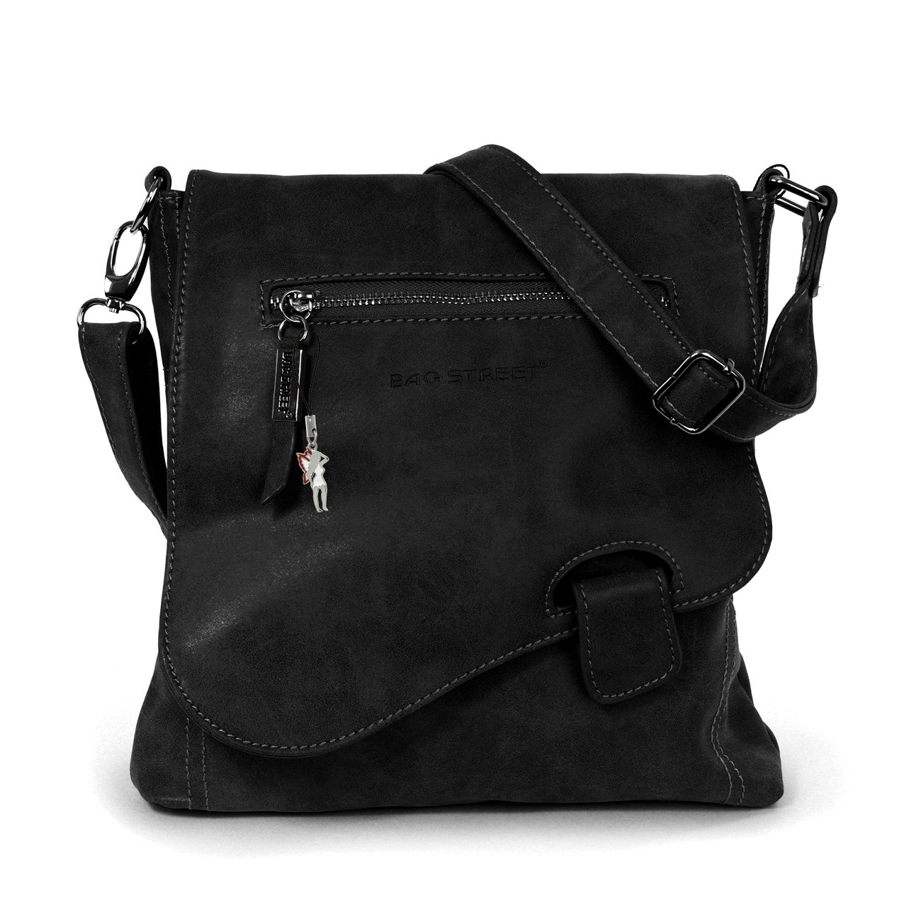 Bag Street , Kunstleder schwarz Handtasche OTJ128S