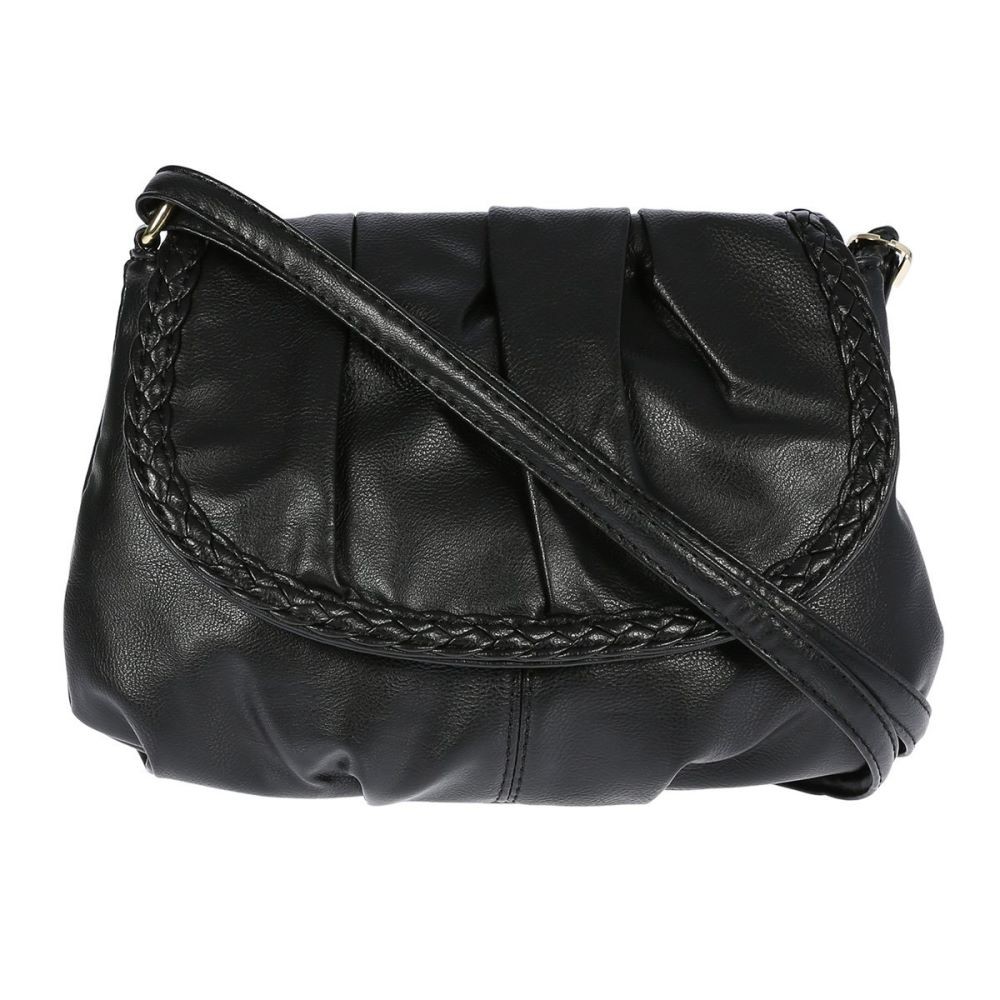 , Abendtasche Kunstleder schwarz Handtasche Bag Street OTJ132S