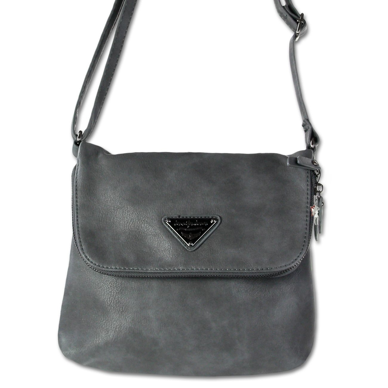 Kunstleder grau Abendtasche Damen Jennifer Jones OTJ139K