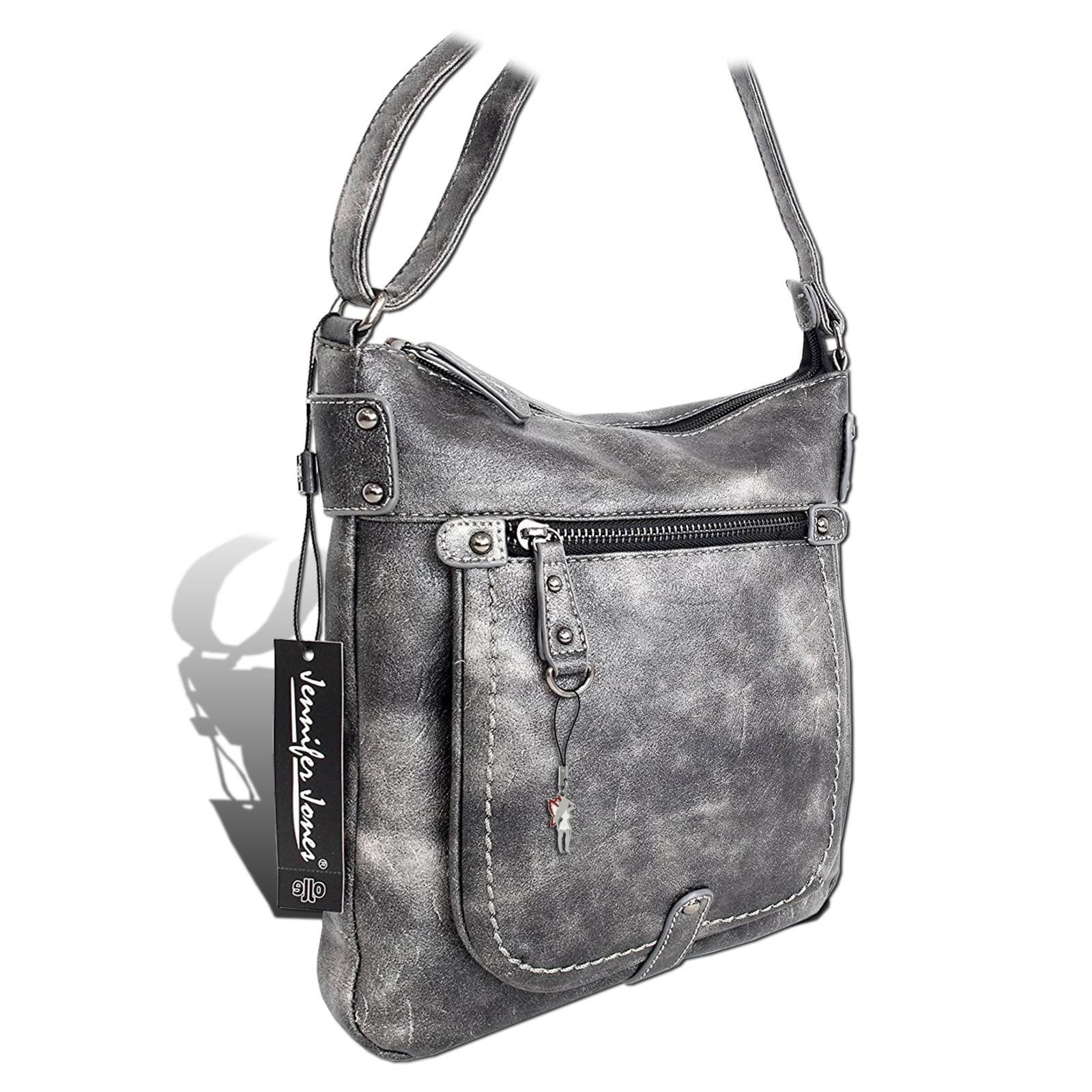 Jennifer Jones schwarz Damen Handtasche OTJ142S