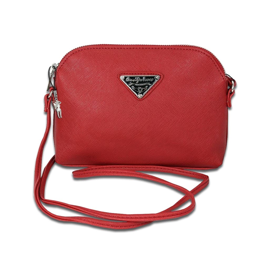 Jennifer Jones Abendtasche Kunstleder rot Handtasche OTJ144R