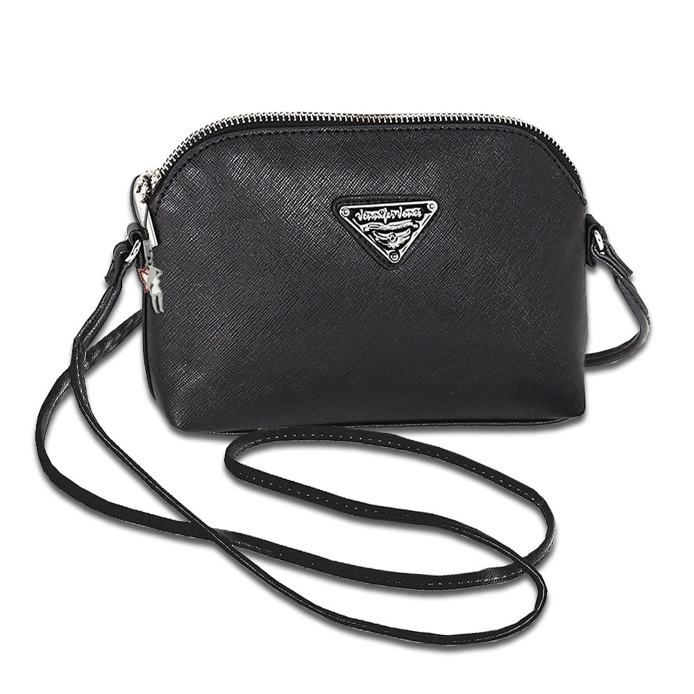 Jennifer Jones Abendtasche Kunstleder schwarz Handtasche OTJ144S