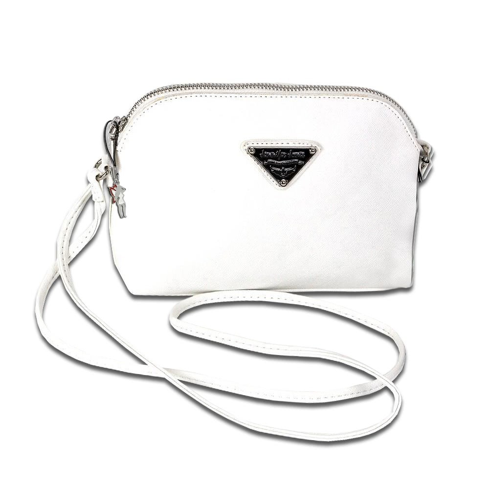 Jennifer Jones Abendtasche Kunstleder weiß Handtasche OTJ144W