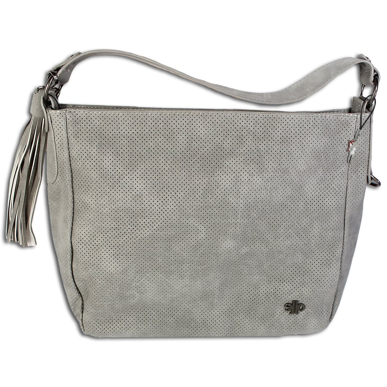 Jennifer Jones Damen Kunstleder hellgrau OTJ147K