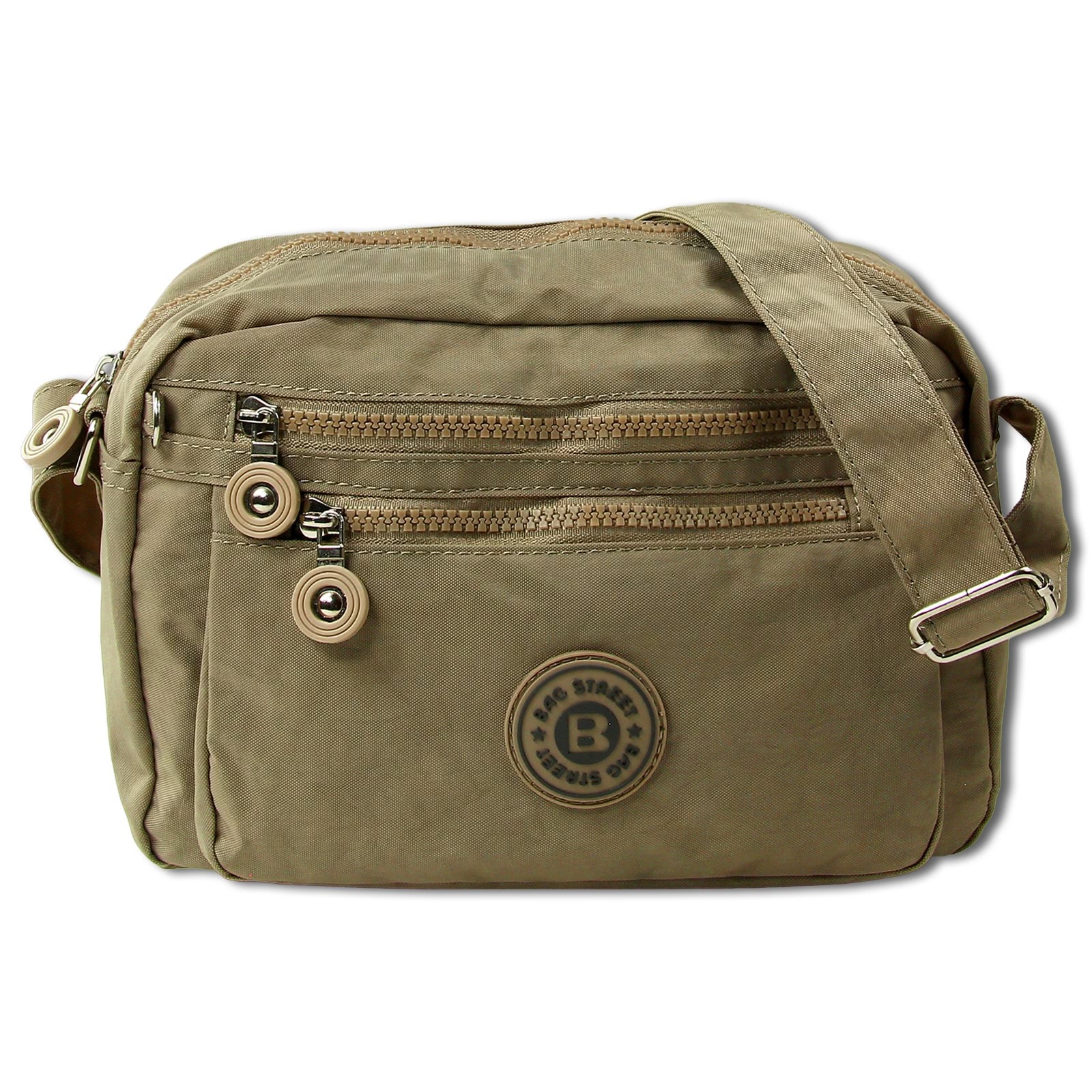 Bag Street Nylon Umhängetasche stone Damen Tasche OTJ202L