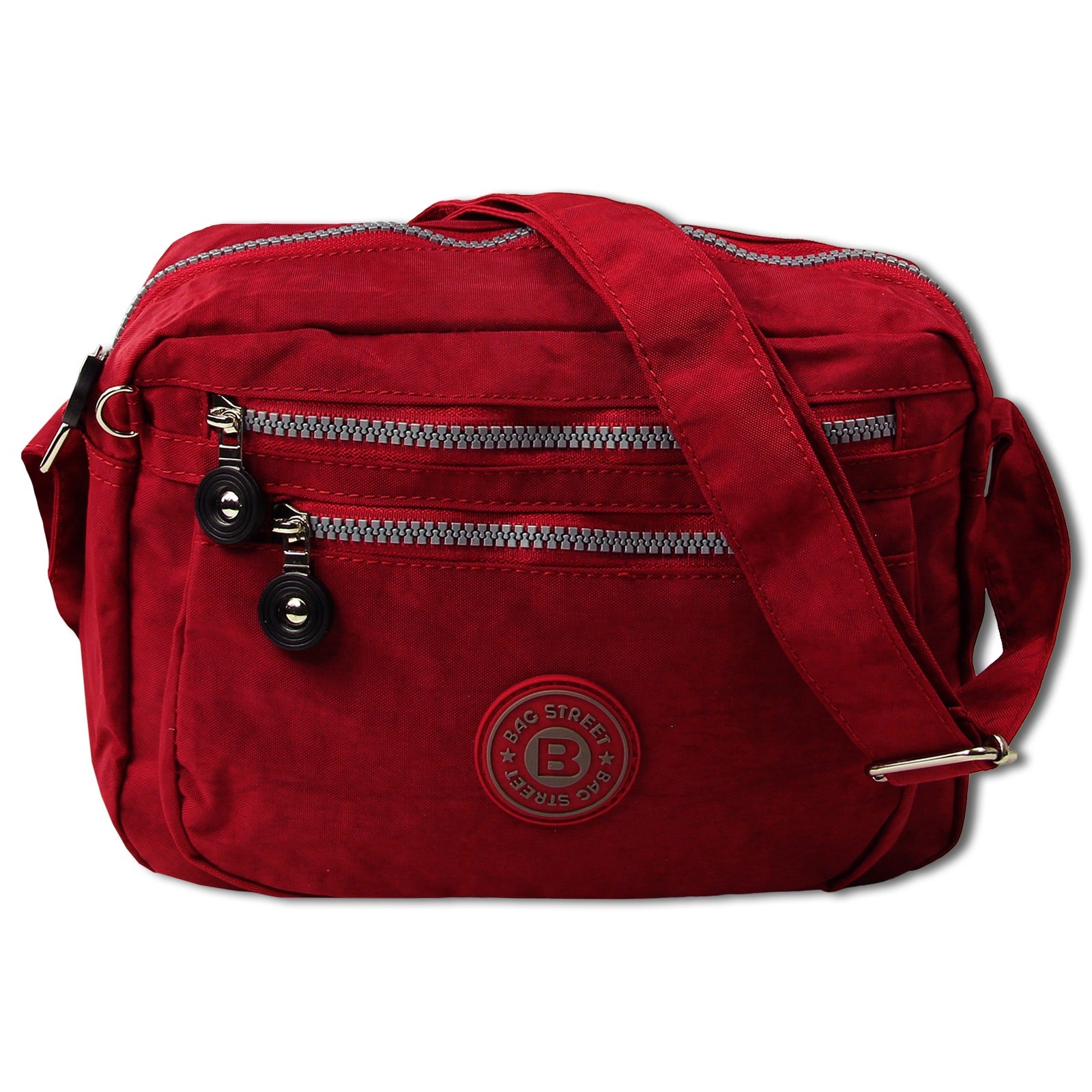 Bag Street Nylon Umhängetasche rot Damen Tasche OTJ202R