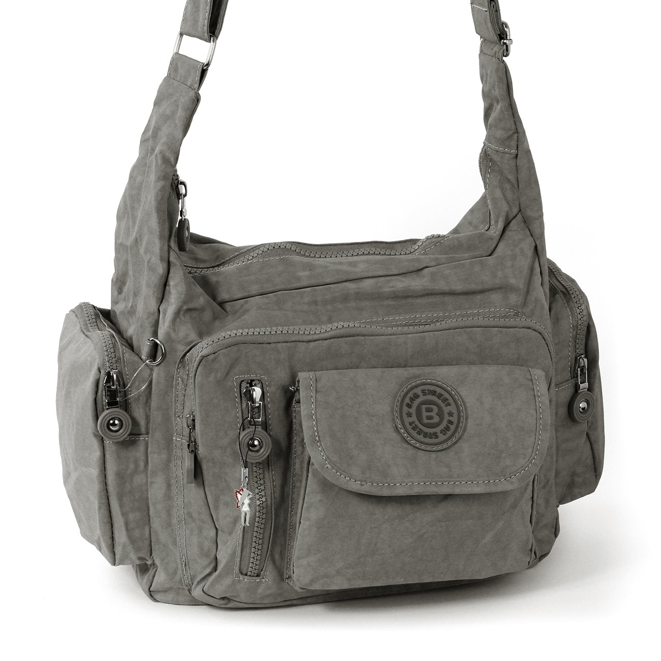 Bag Street Nylon grau Sportliche Damen OTJ204K