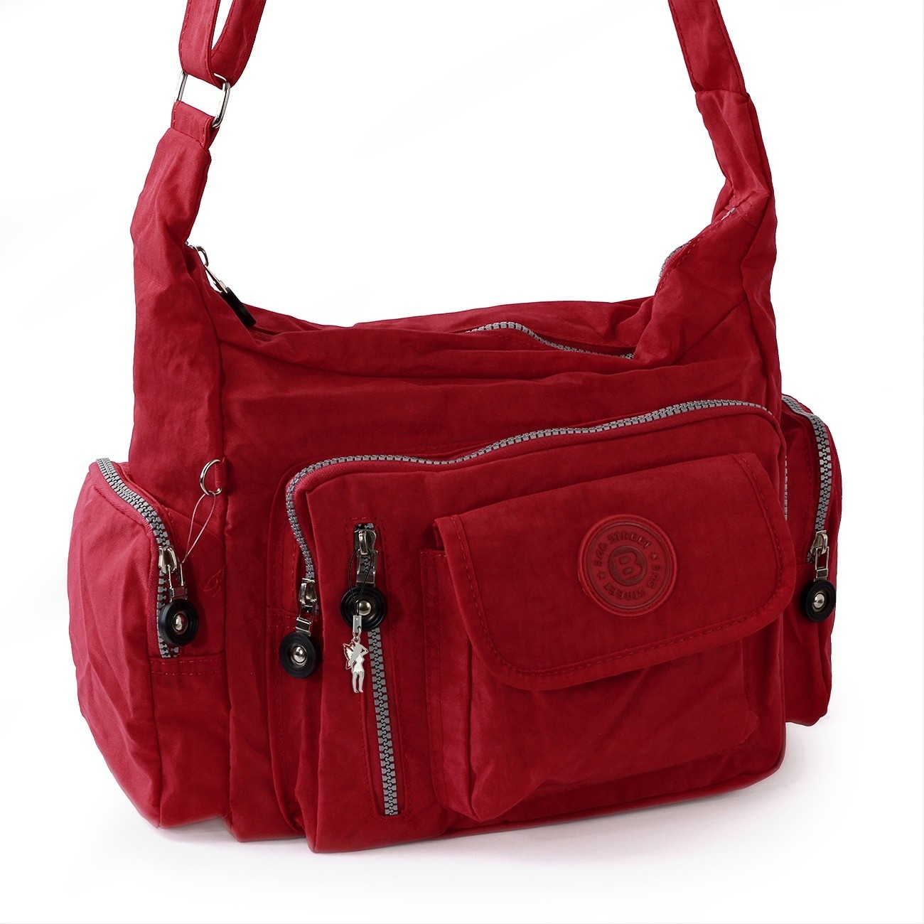 Nylon rot Sportliche Damen Bag Street OTJ204R