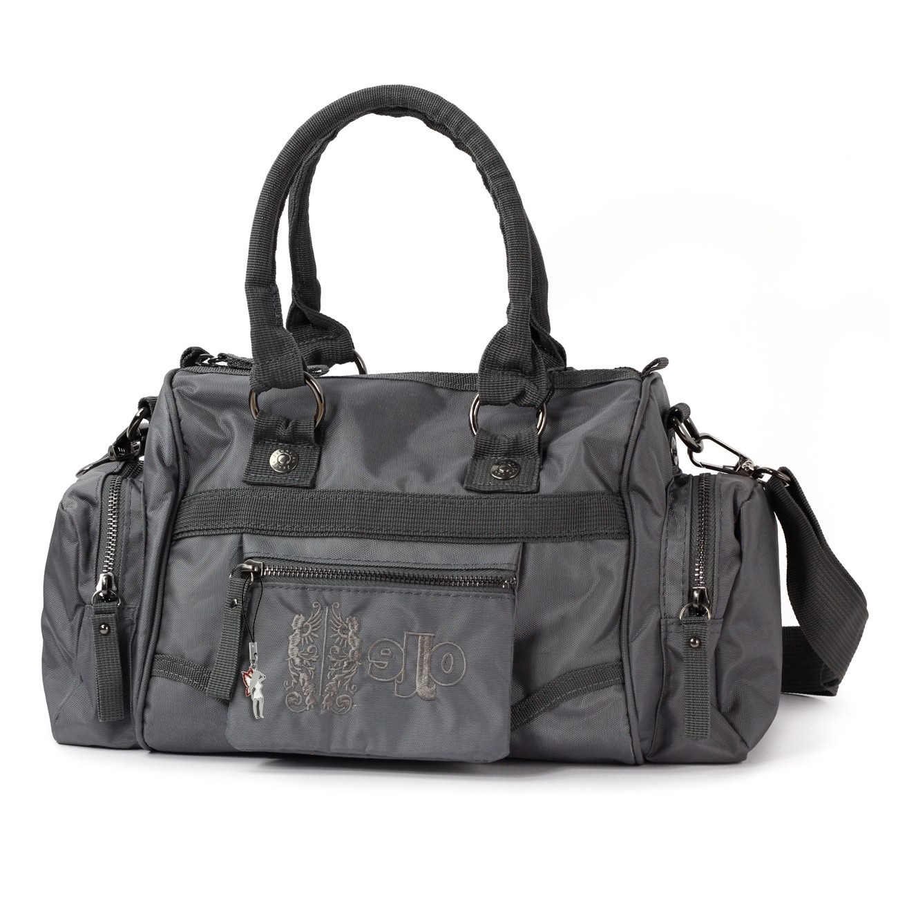 Jennifer Jones Nylon grau Fashion Henkeltasche Handtasche OTJ216K