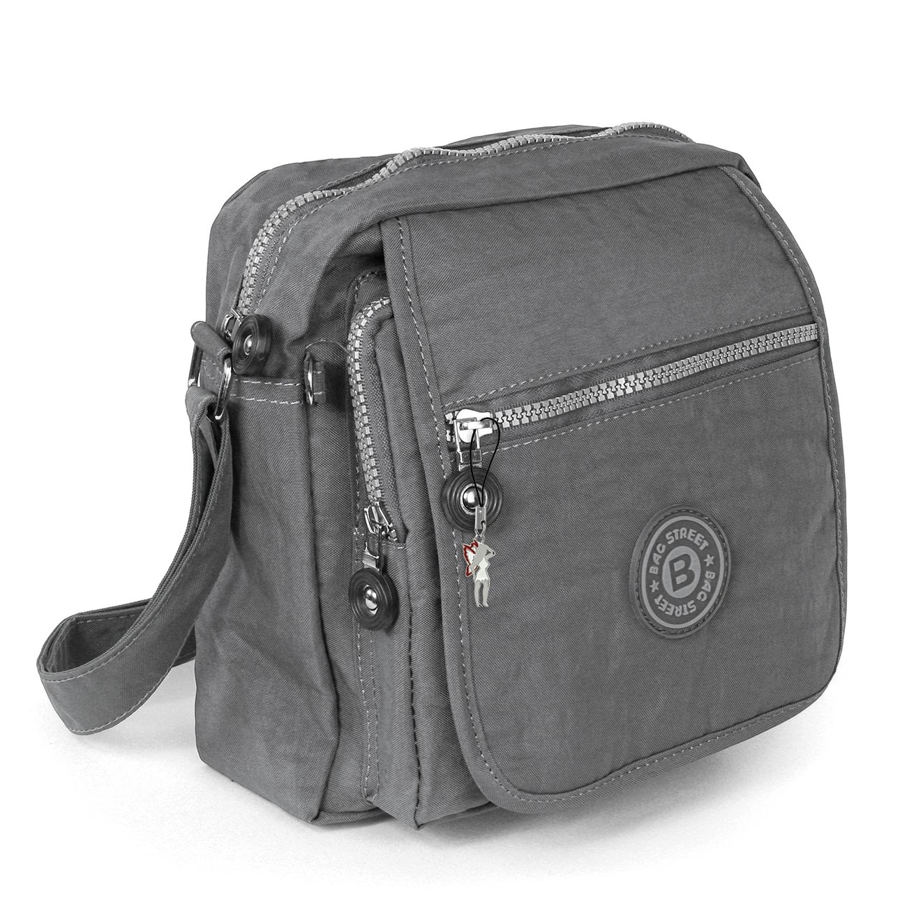 Nylon grau Crossbody Bag Street OTJ218K