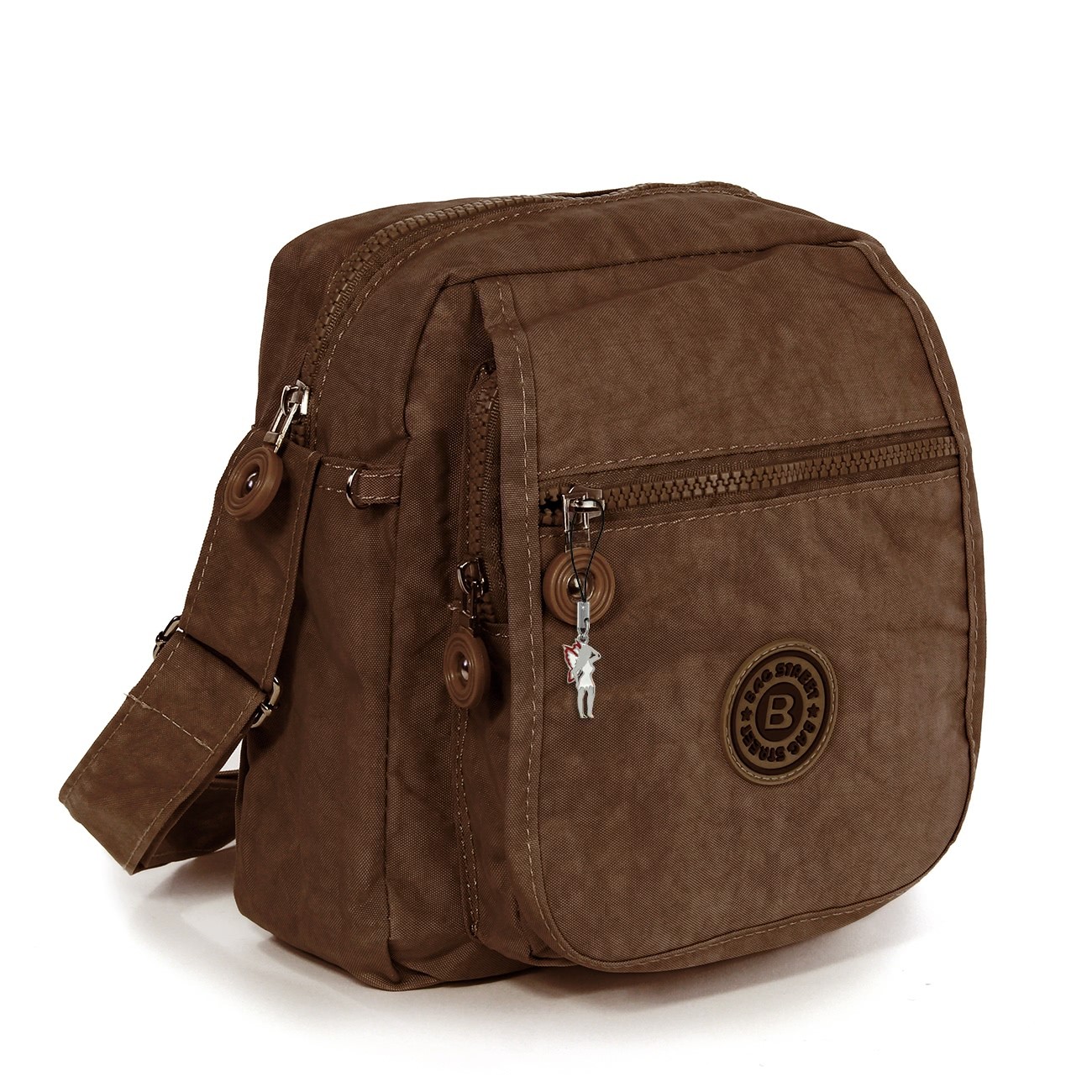 Nylon braun Crossbody Bag Bag Street OTJ218N