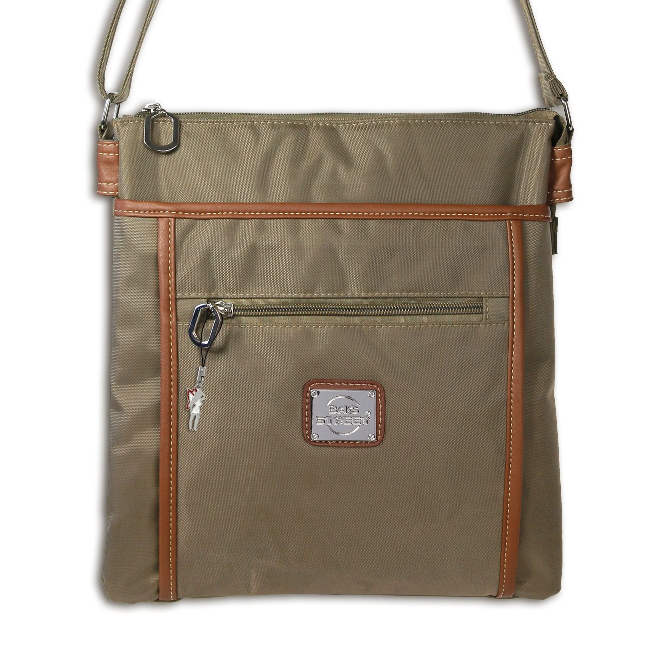 Bag Street Nylon braun, natur Crossbody OTJ221C