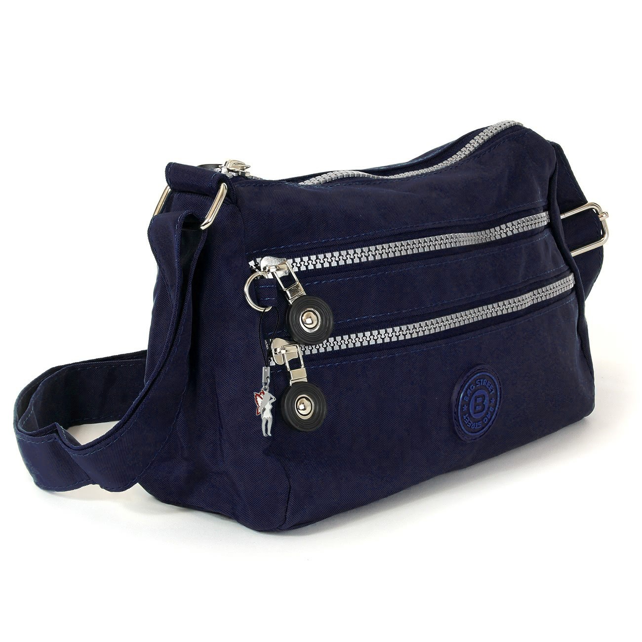 Bag Street Nylon navy blau Sportliche Damen Handtasche OTJ229B