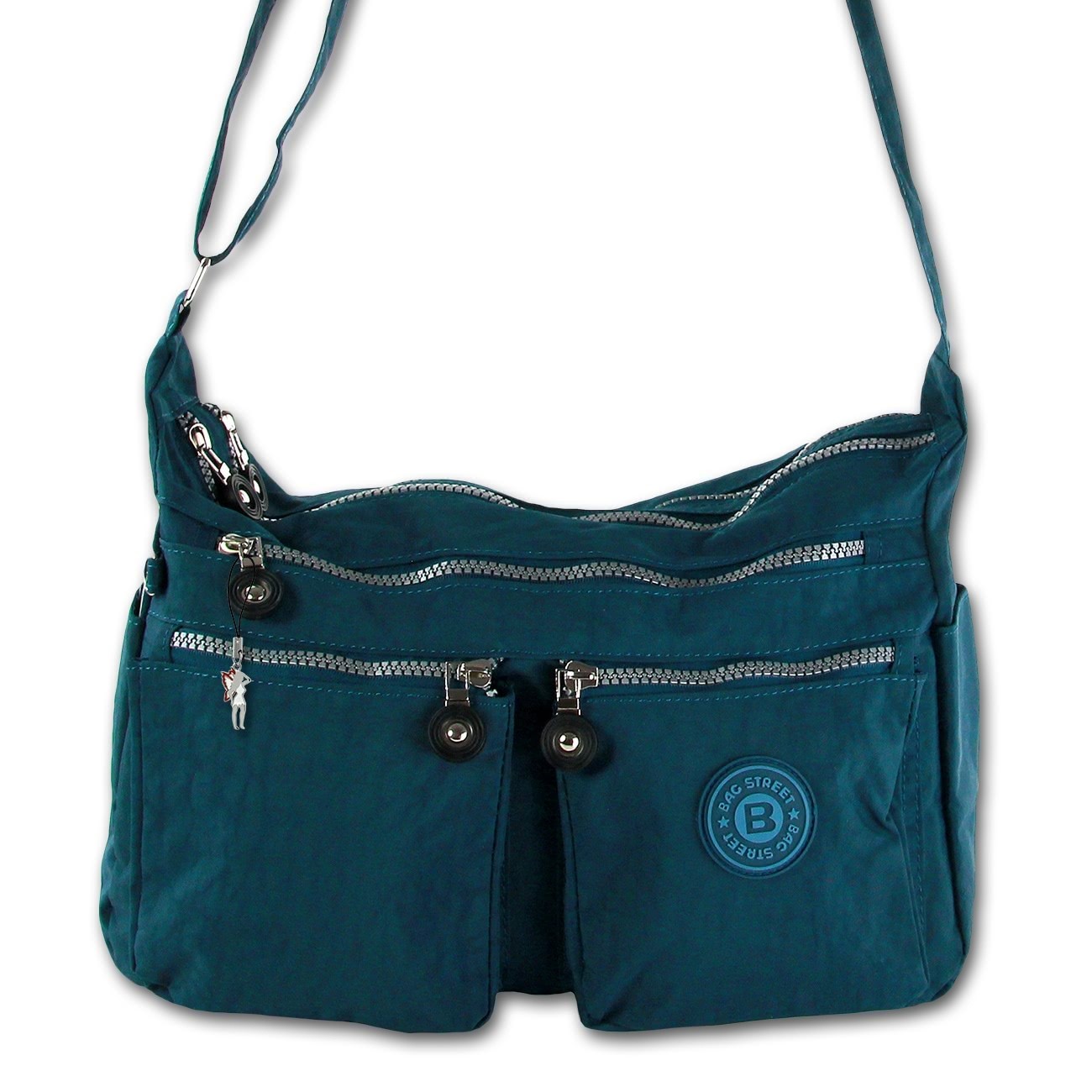 Nylon blau Damen crossbody Bag Street OTJ231B
