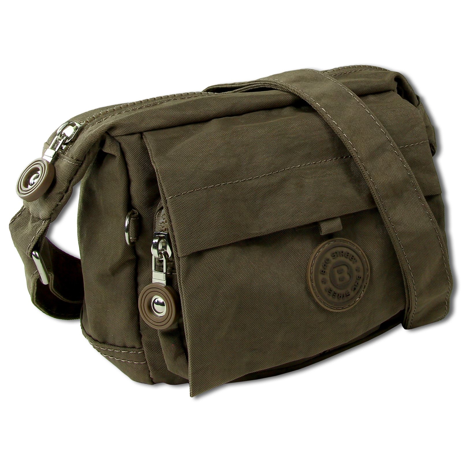Handtasche Abendtasche Nylon braun Damen crossover Tasche Bag Street OTJ232N