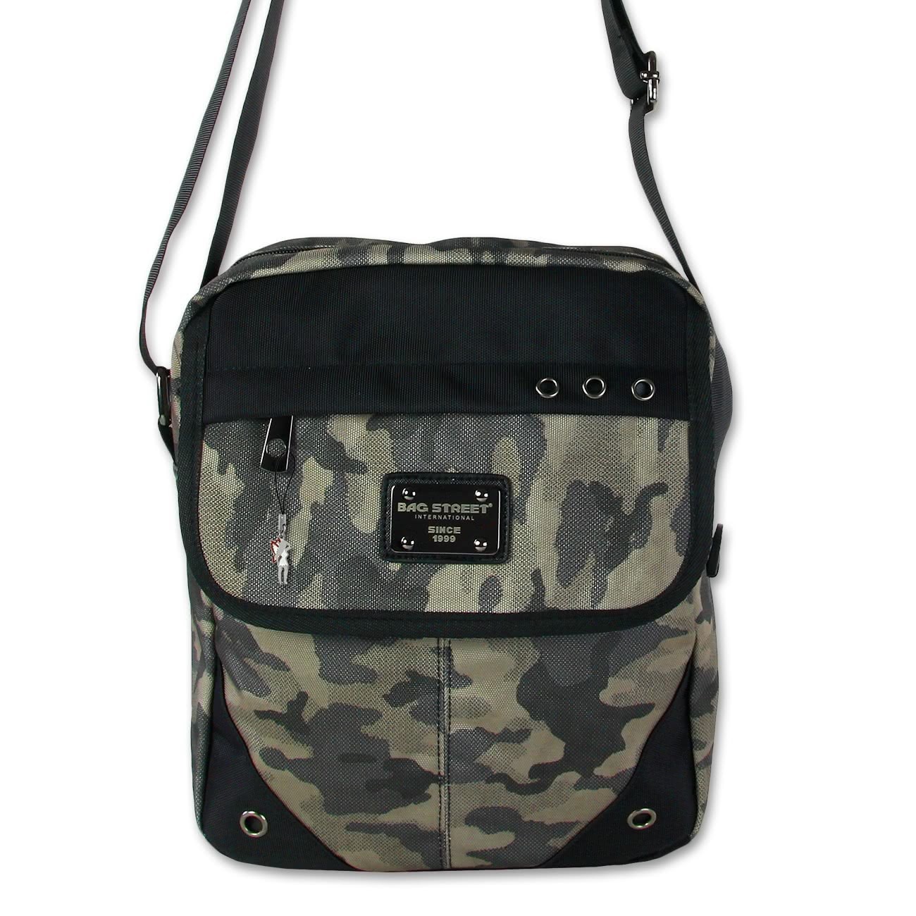 Polyester schwarz army crossover Bag Street OTJ256F
