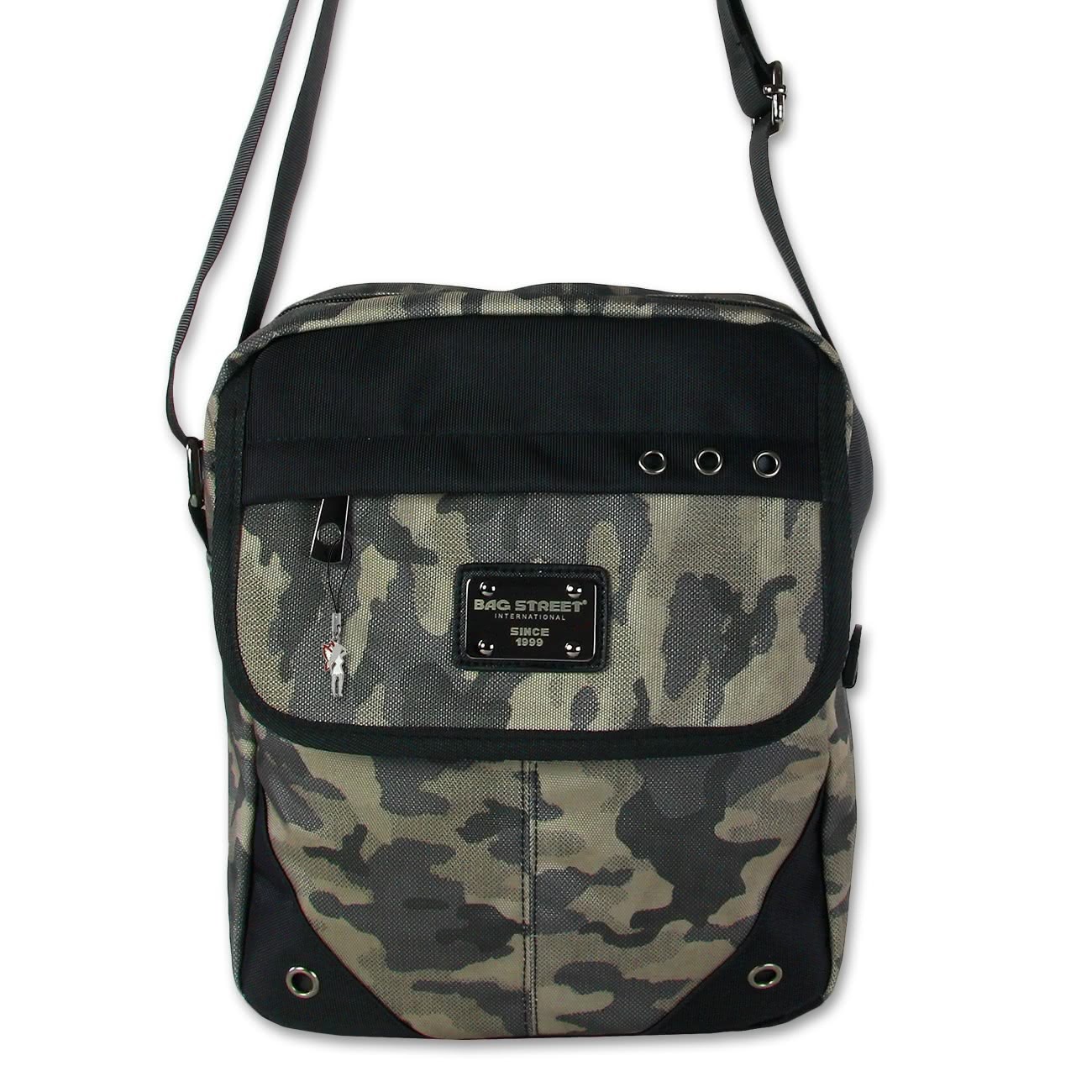 Umhängetasche Polyester schwarz army crossover Schultertasche Bag Street OTJ256F